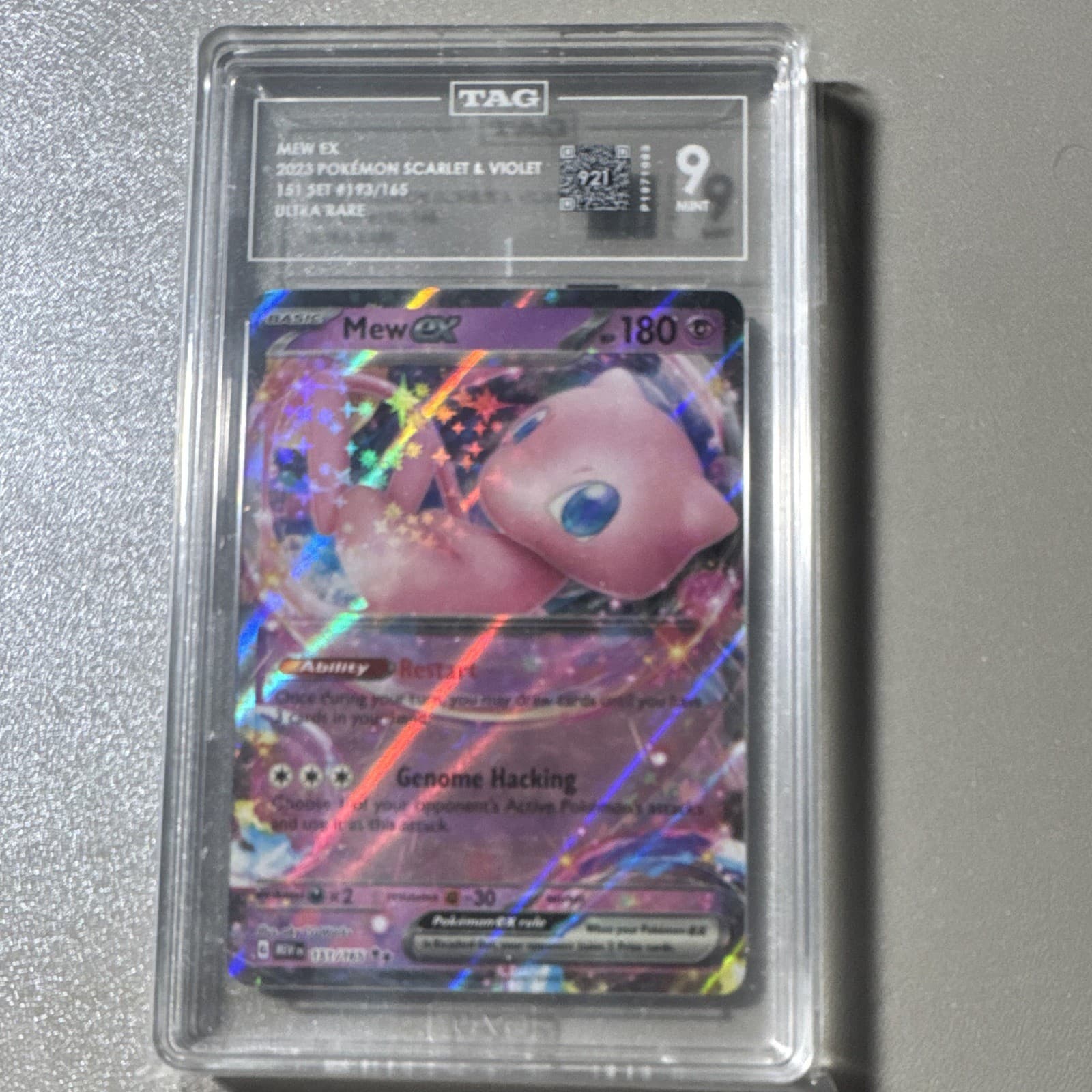Mew ex 193/165 Sv: Scarlet & Violet 151 Full Art Holo 2023 Ultra Rare EN