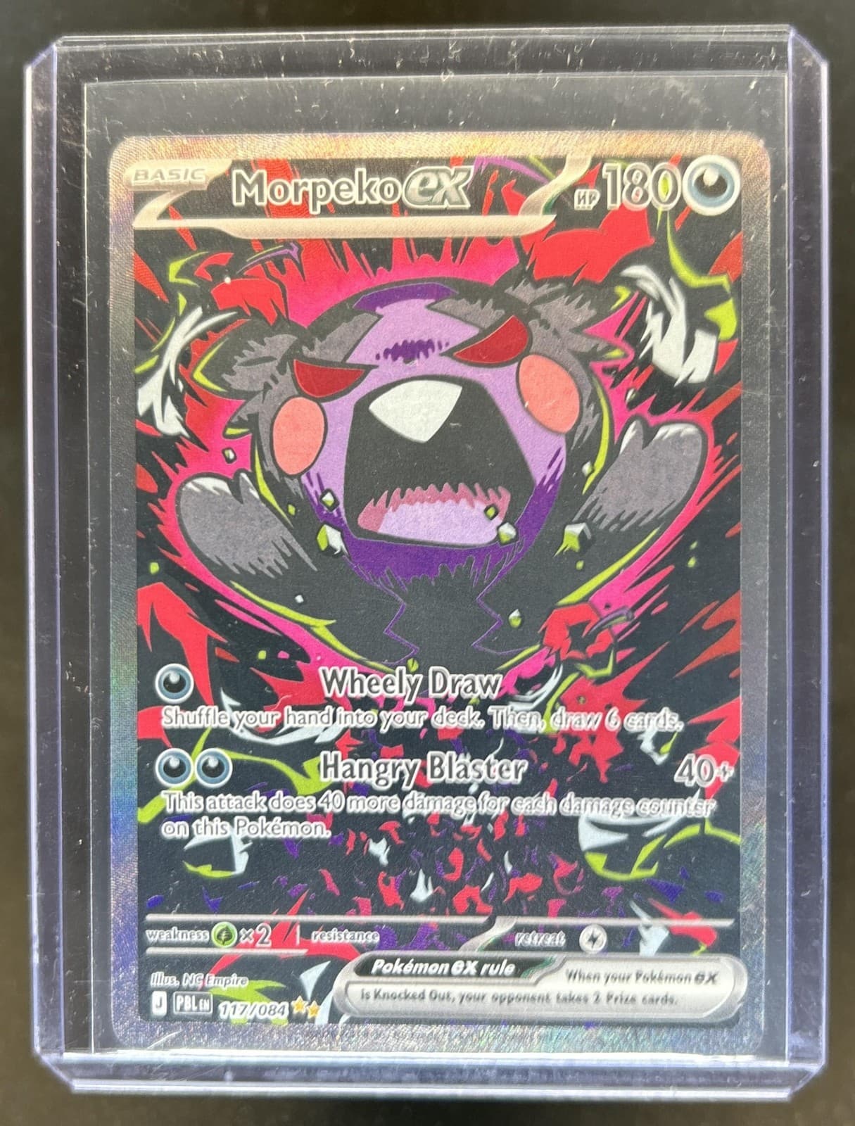2026 Pokemon Pitch Black Morpeko ex Special Illustration Rare #117/084