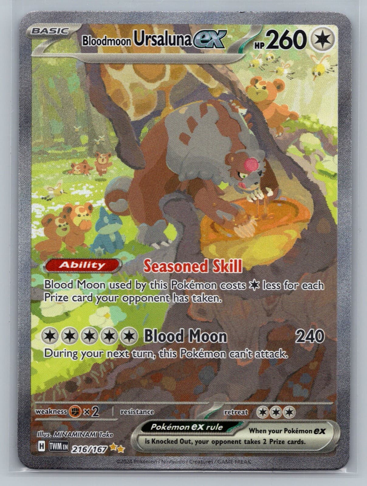SV06: Twilight Masquerade #216/167 Bloodmoon Ursaluna ex