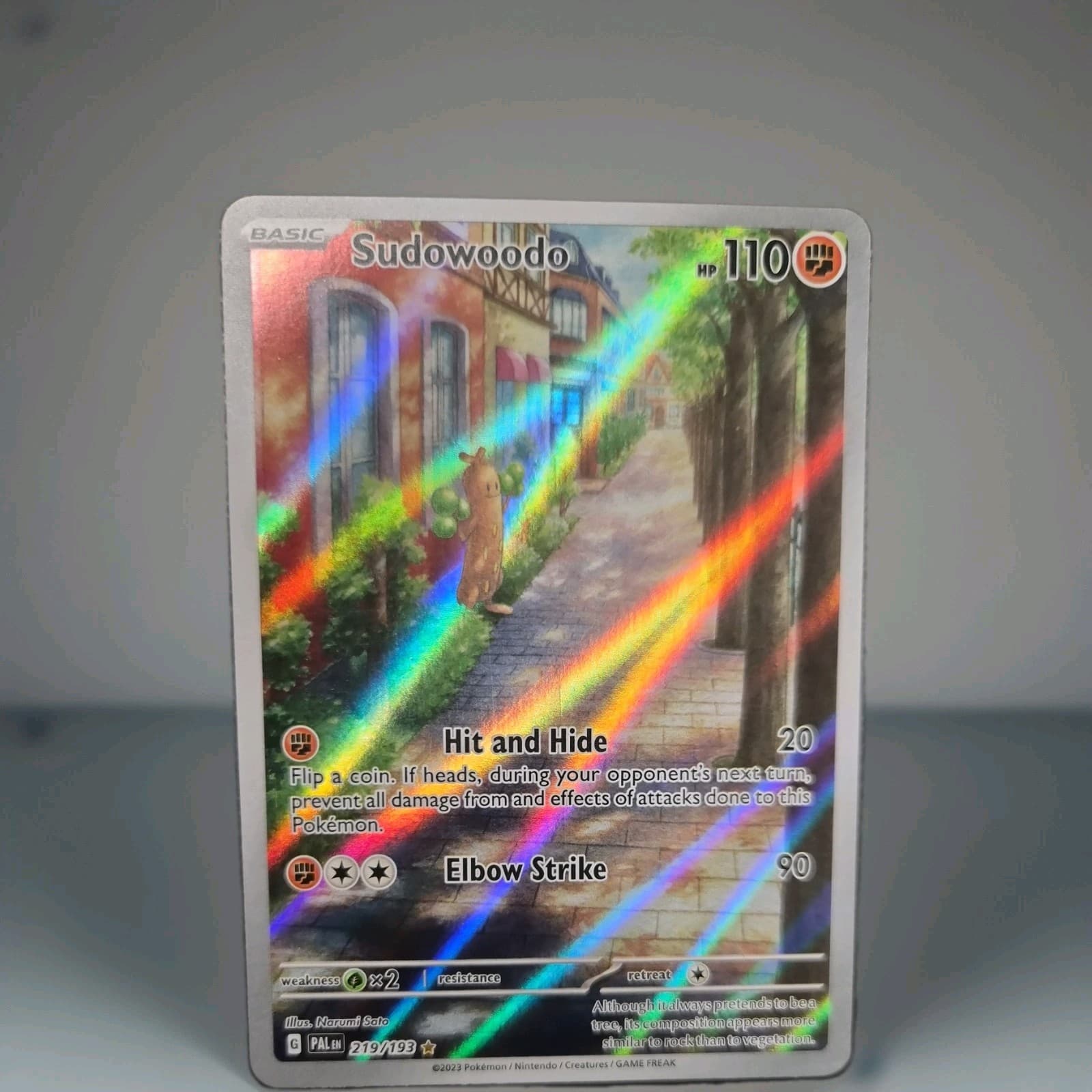 Sudowoodo 219/193 Sv02: Paldea Evolved Holo