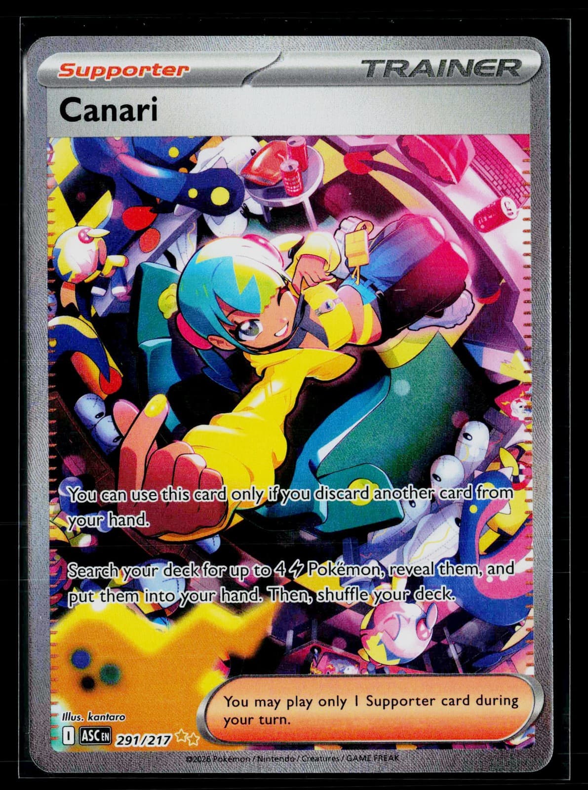 Canari Holofoil EN [ASC - 291/217] NM
