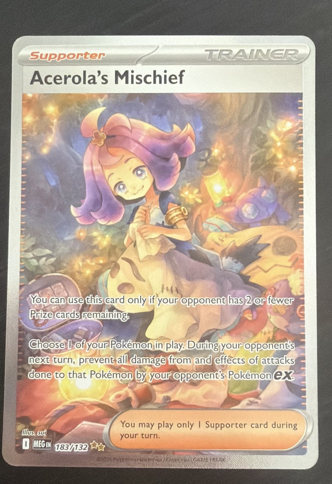 Acerola's Mischief 183/132 Me01: Mega Evolution Holo