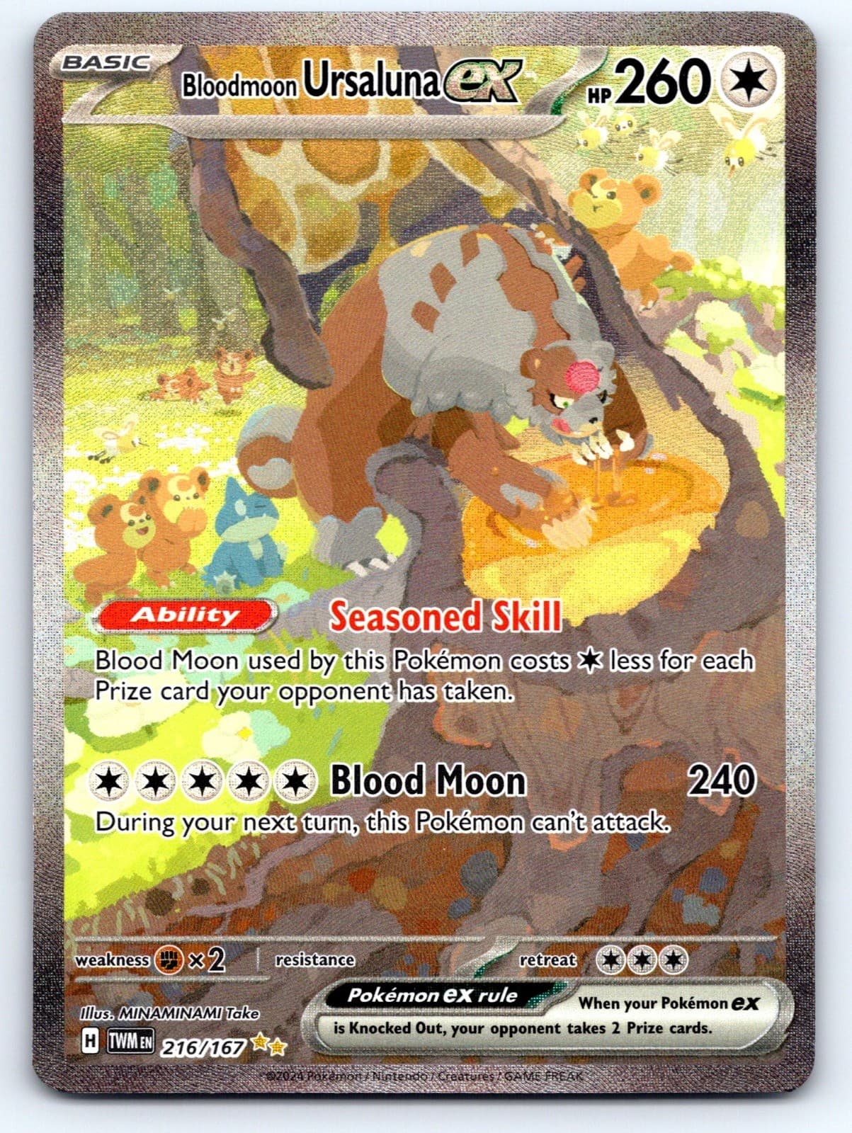 Bloodmoon Ursaluna ex SV06: Twilight Masquerade 216/167 NM