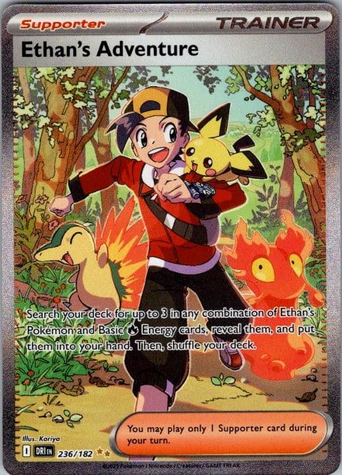 Ethan's Adventure 236/182 Destined Rivals Pokemon Holo NM Kariya
