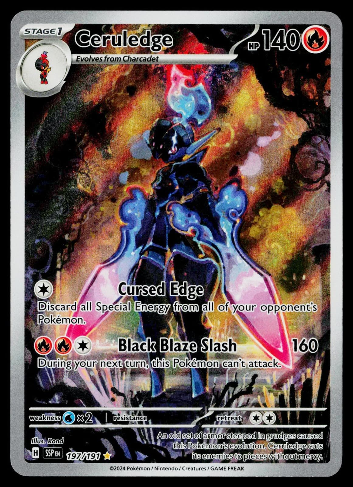 Ceruledge Holofoil EN [SSP - 197/191] NM