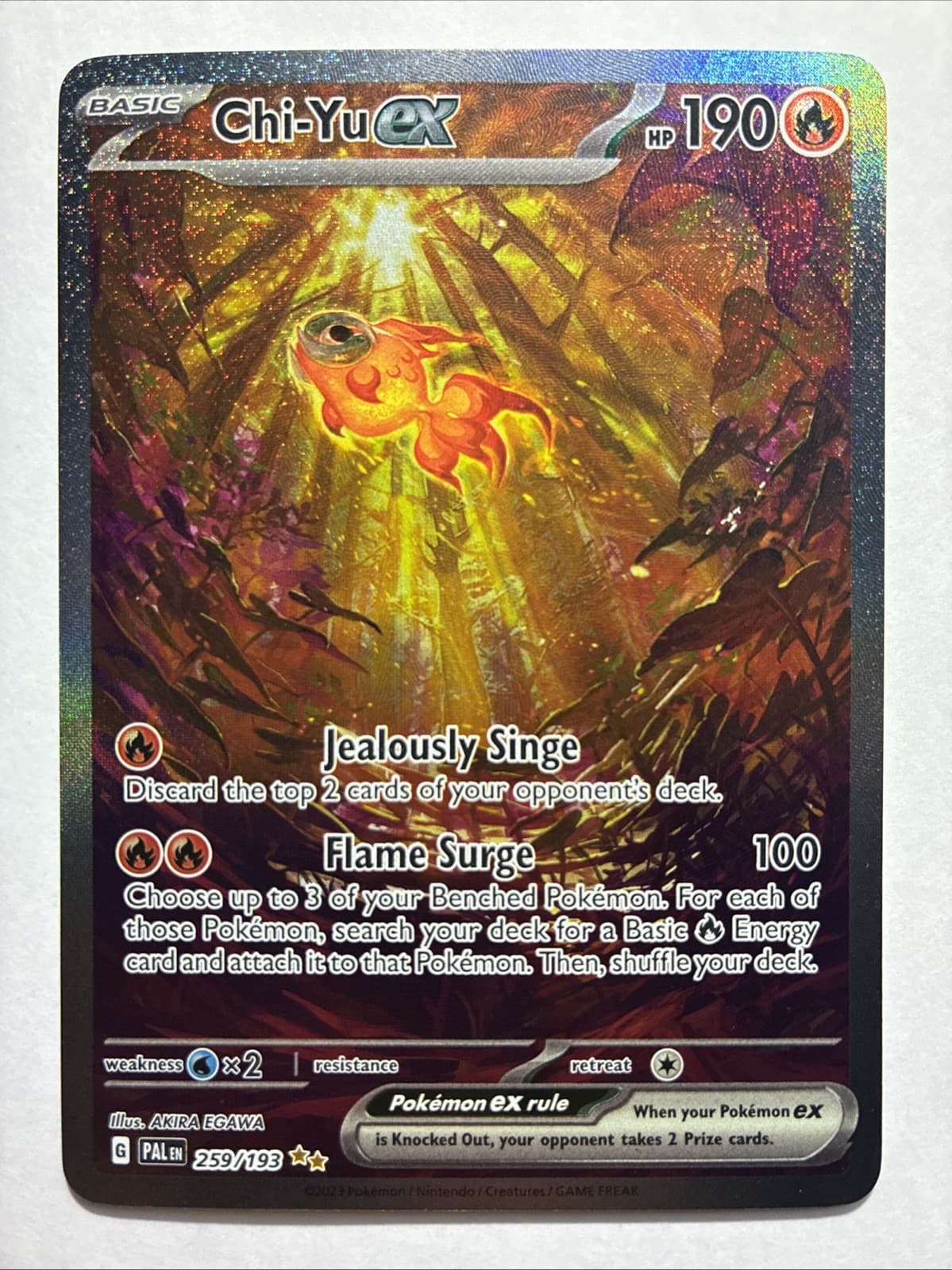 Chi-Yu ex 259/193 Sv02: Paldea Evolved Special Illustration Rare - 29A