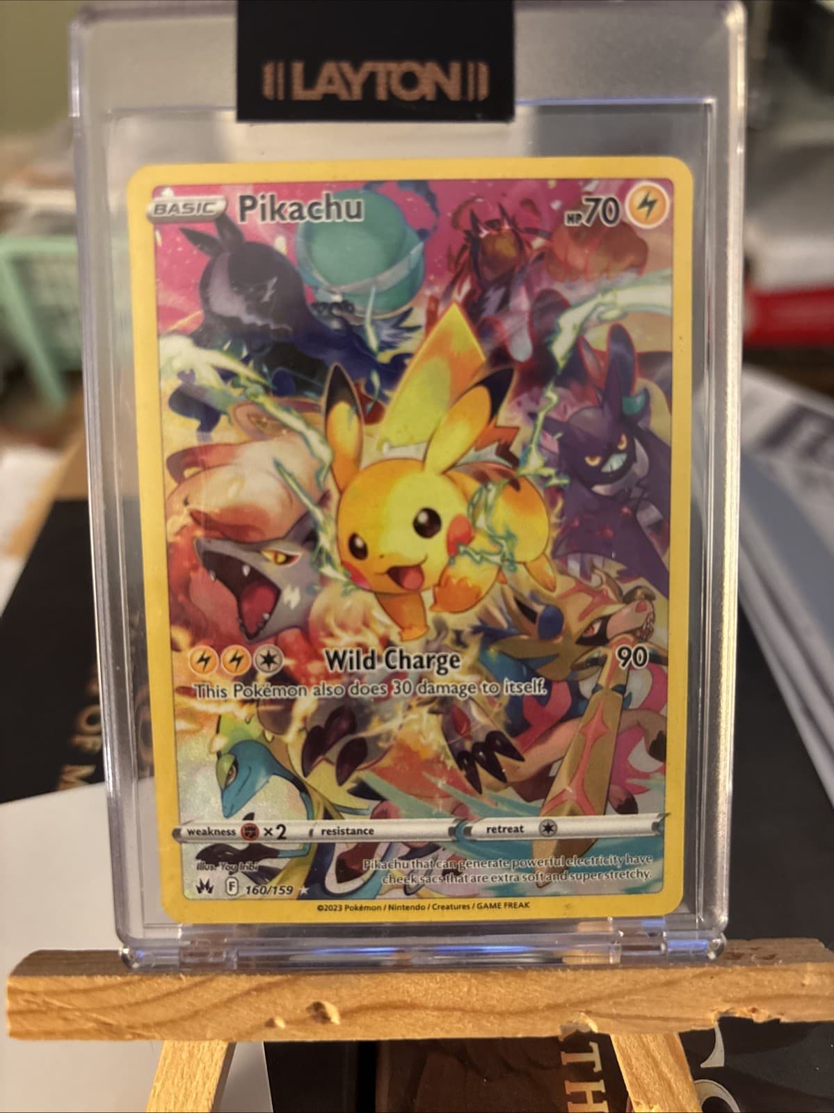Pikachu (Secret) 160/159 SWSH: Crown Zenith Holo