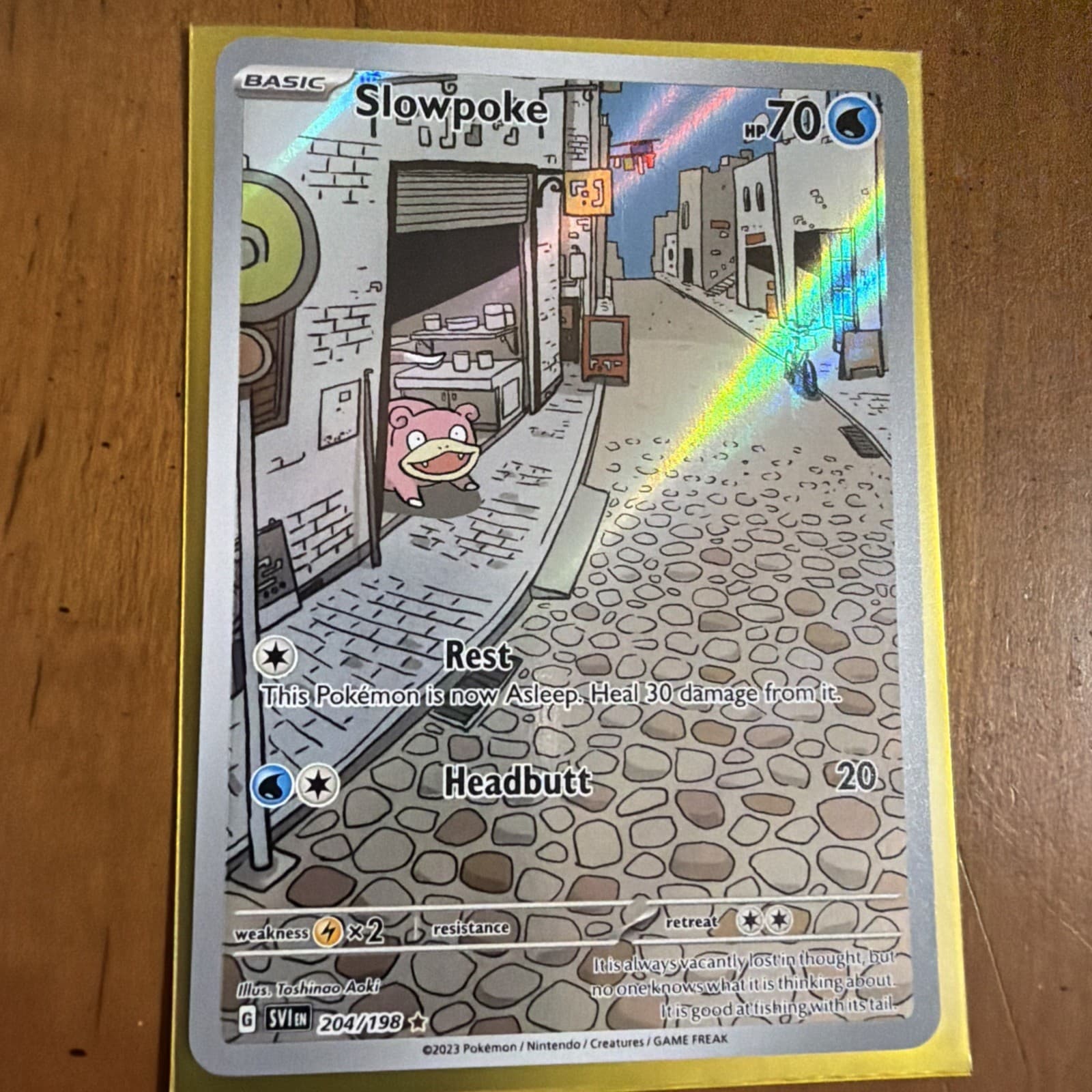 The Pokemon Company Slowpoke 204/198 SV01 Scarlet & Violet IR Holo English 