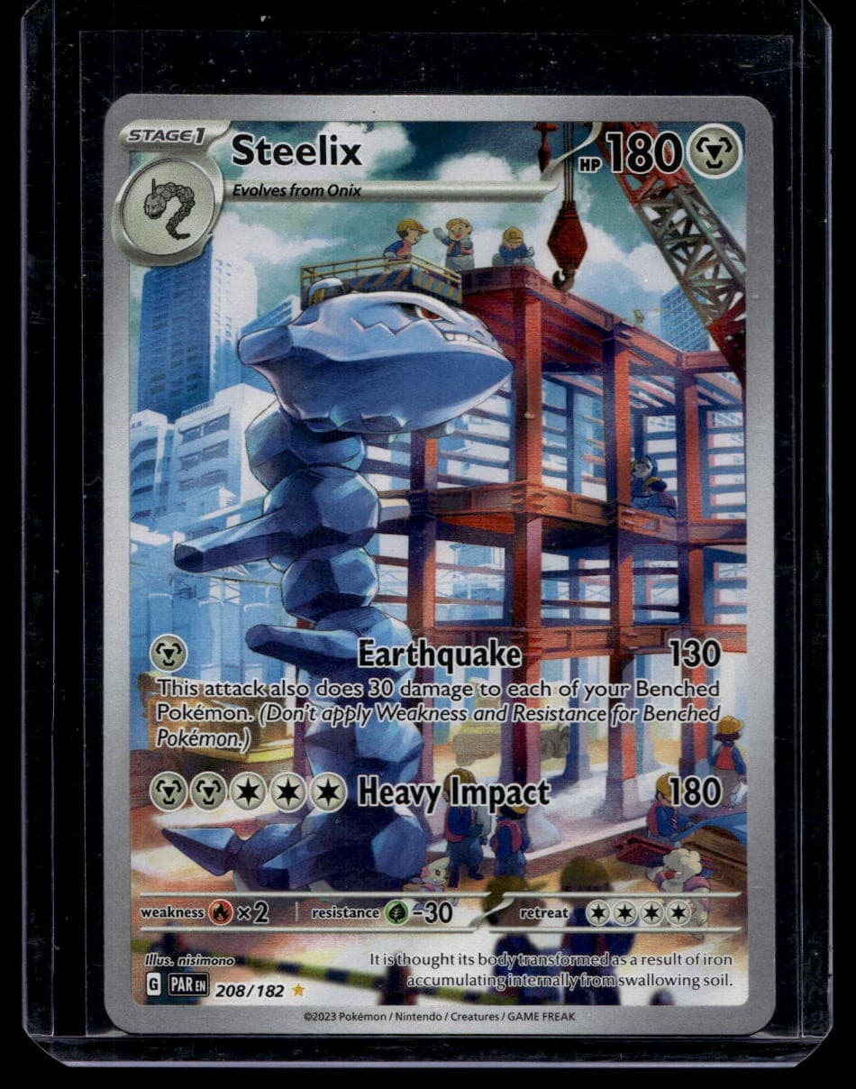 2023 Pokemon Steelix Paradox Rift LP/NM - 208/182