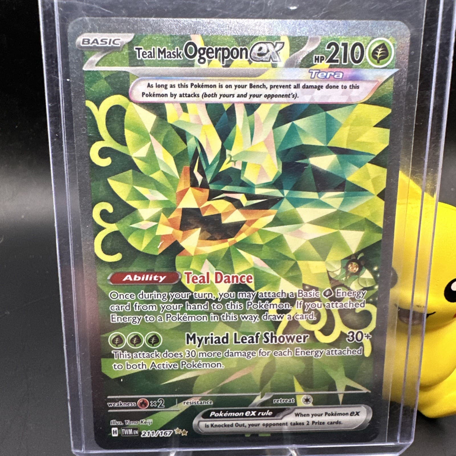 Teal Mask Ogerpon ex Full Art 211/167 Twilight Masquerade-2