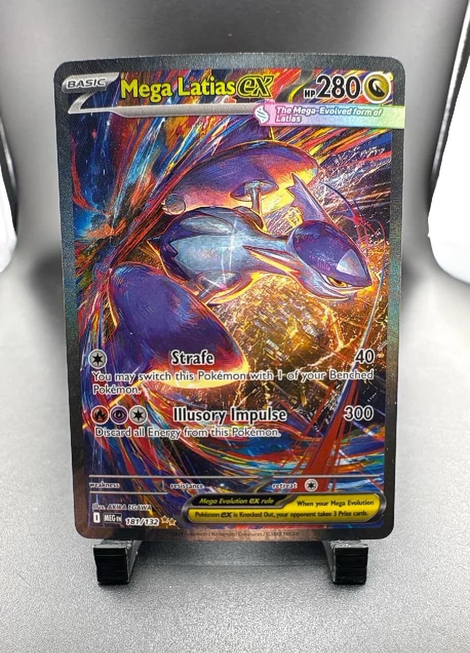 2025 Mega Evolution Mega Latias EX Holo Secret Rare SAR #181/132