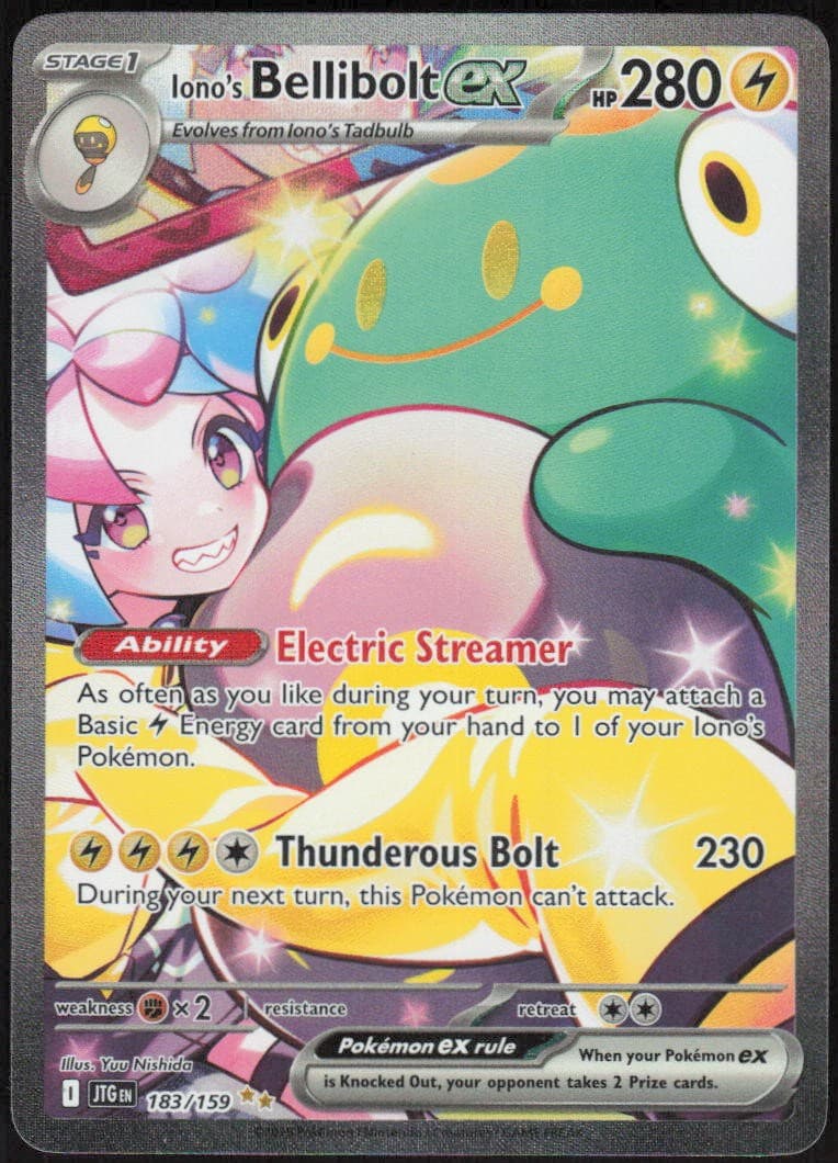 Iono's Bellibolt ex 183/159 Journey Together SIR NM EN