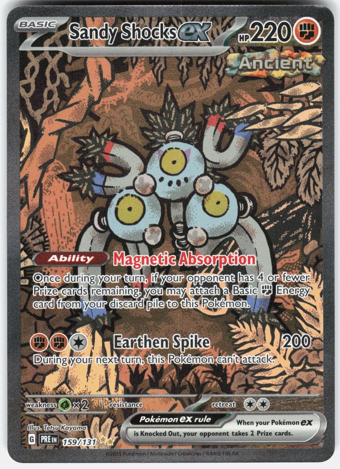 Sandy Shocks ex Special Illustration Rare SV: Prismatic Evolutions 159/131 NM