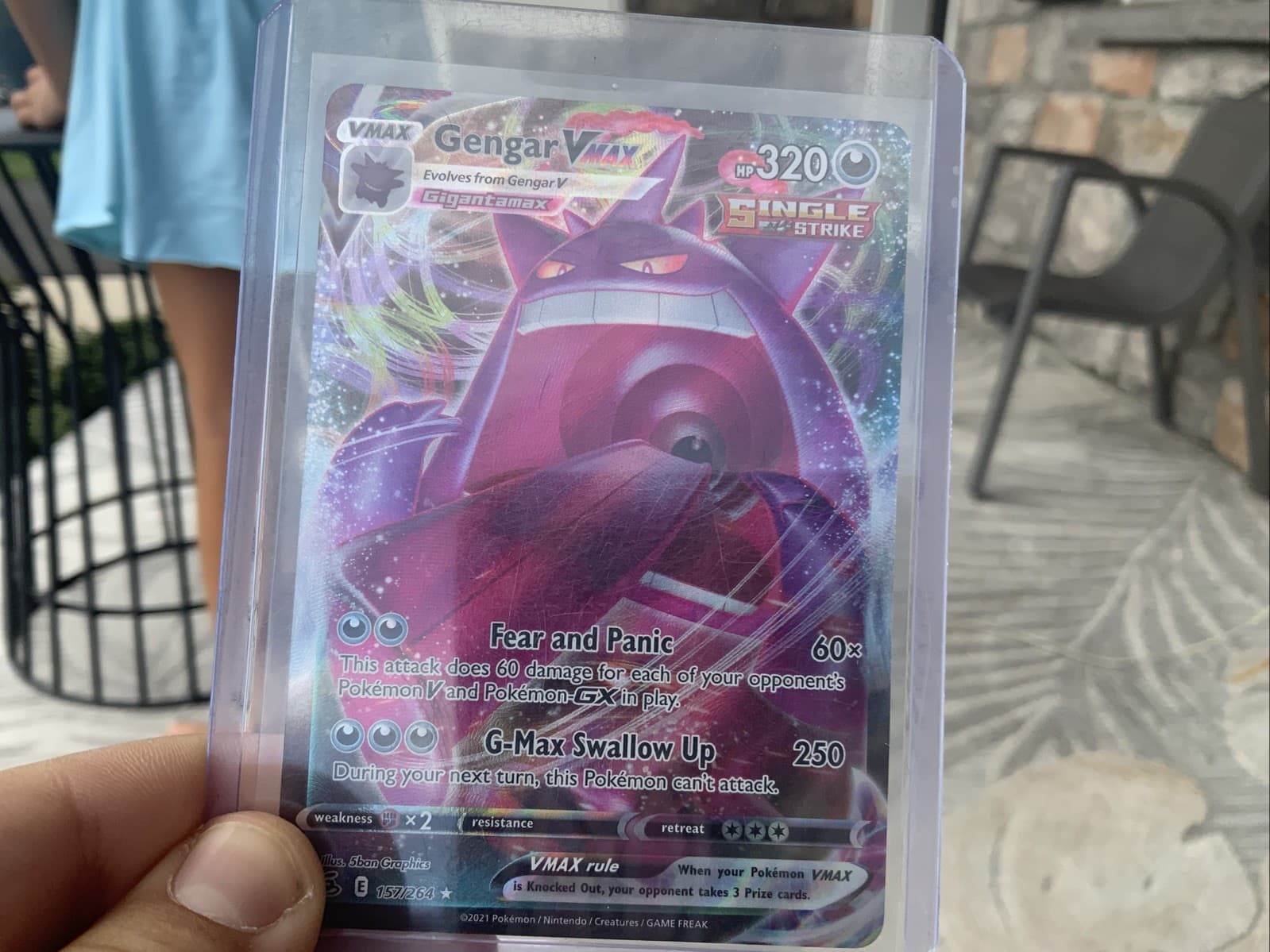 Gengar VMAX 157/264 Swsh08: Fusion Strike Holo