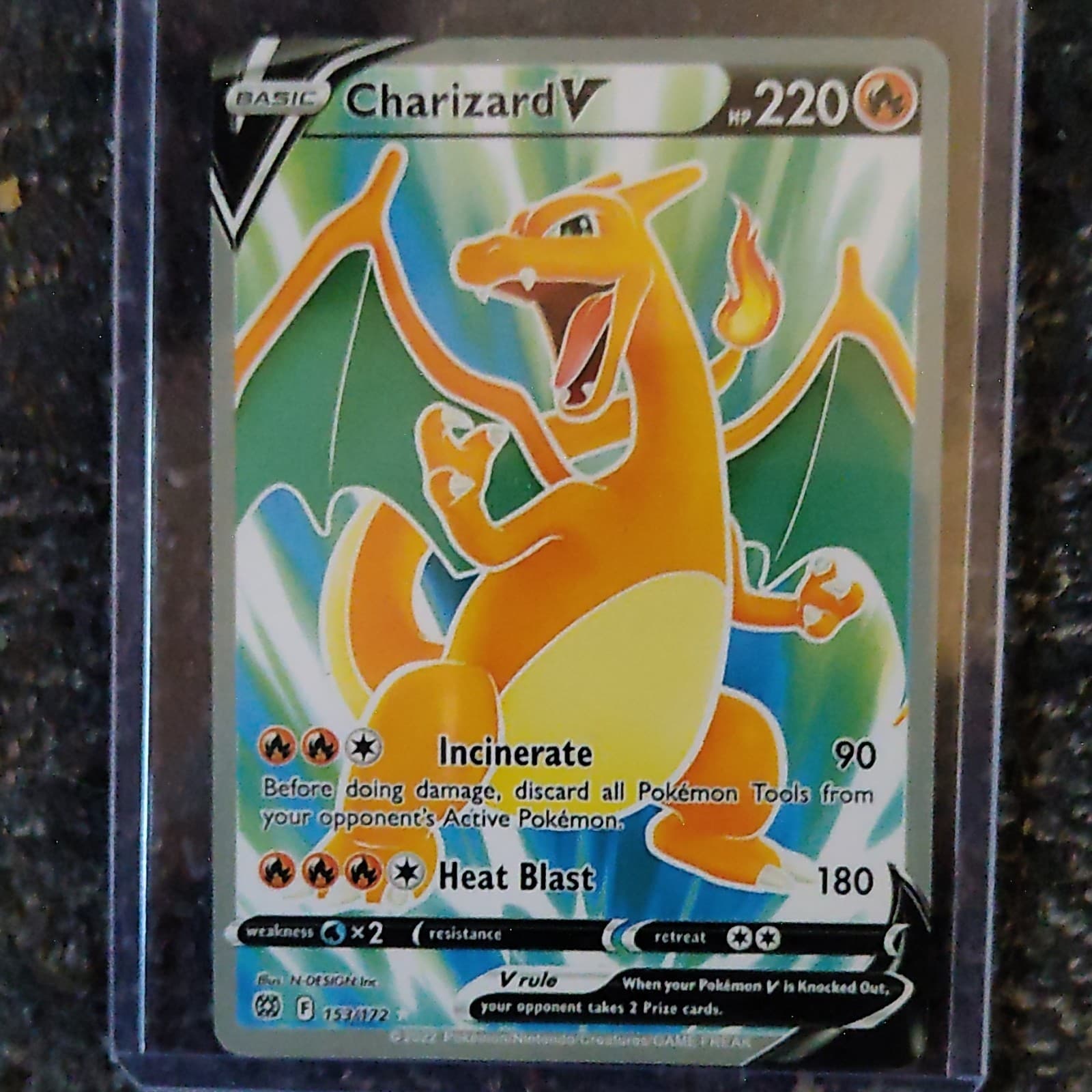 Charizard V 153/172 SWSH09 Brilliant Stars Holo Ultra Rare English 220 HP