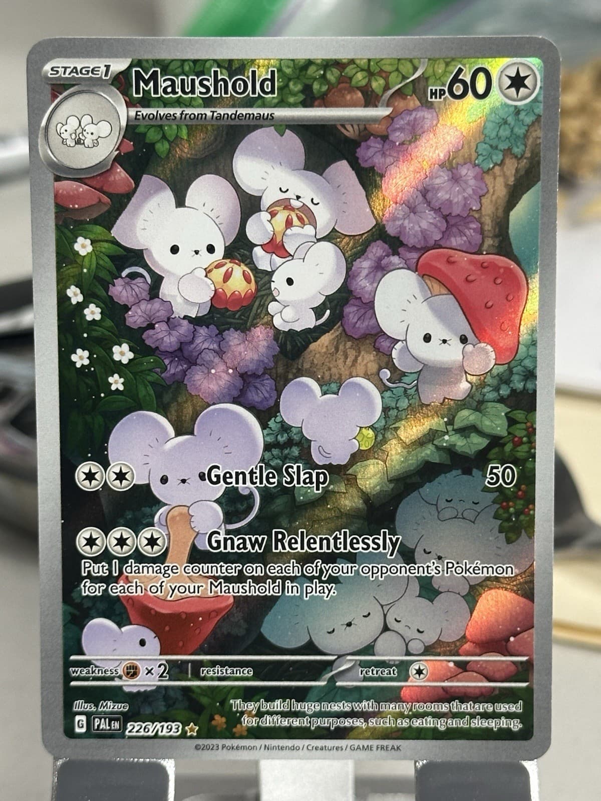 Maushold 226/193 Sv02: Paldea Evolved Holo Pokemon Card NM Condition