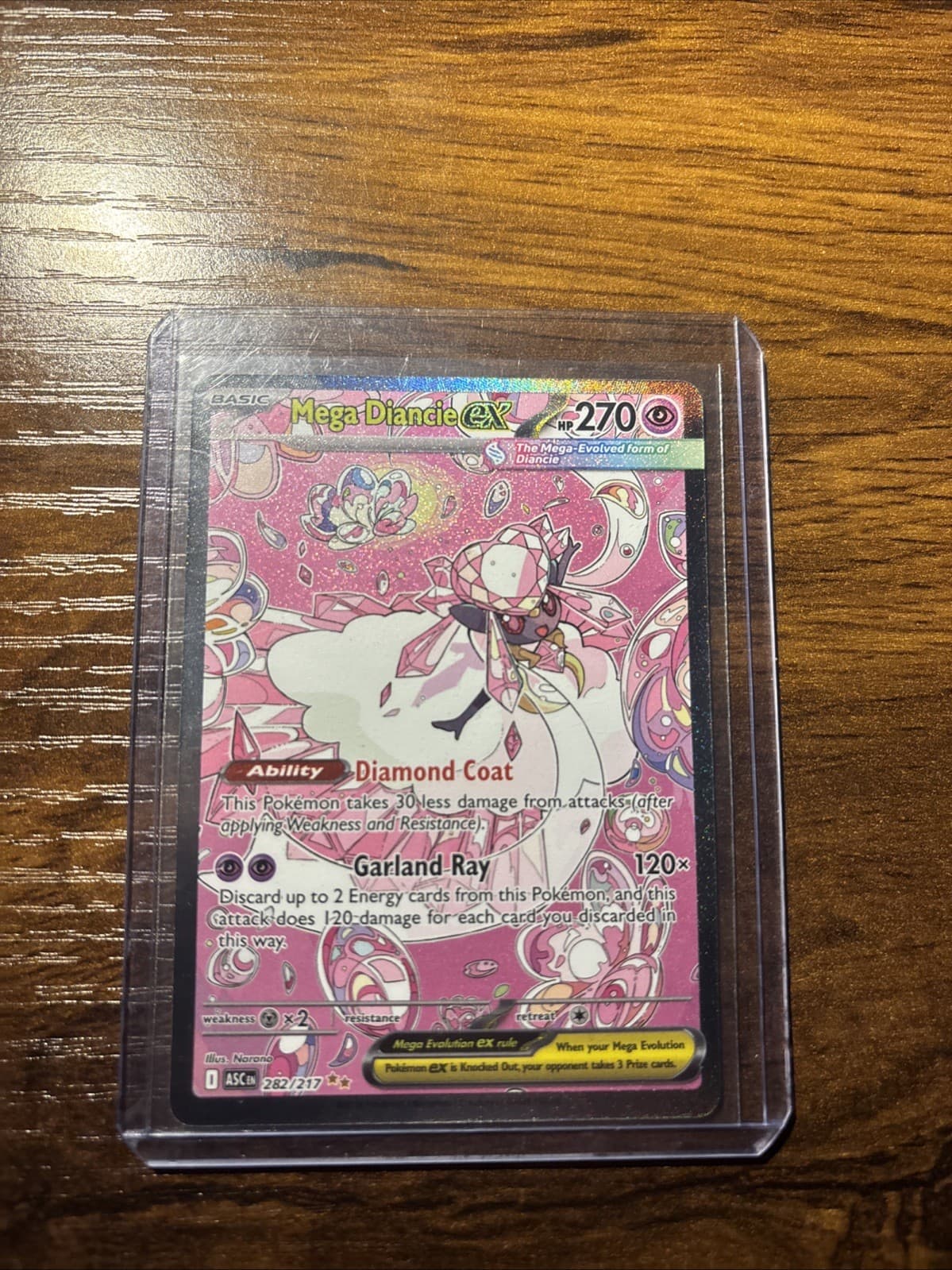 Mega Diancie ex 282/217 Me: Ascended Heroes Holo