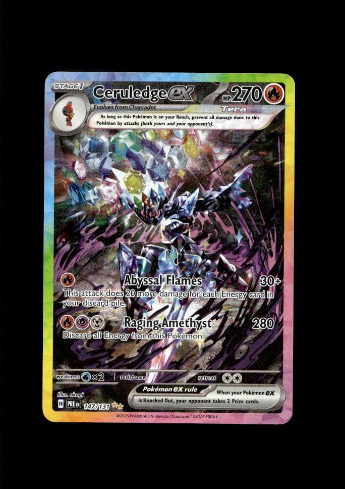 SV: Prismatic Evolutions #147/131 Ceruledge ex