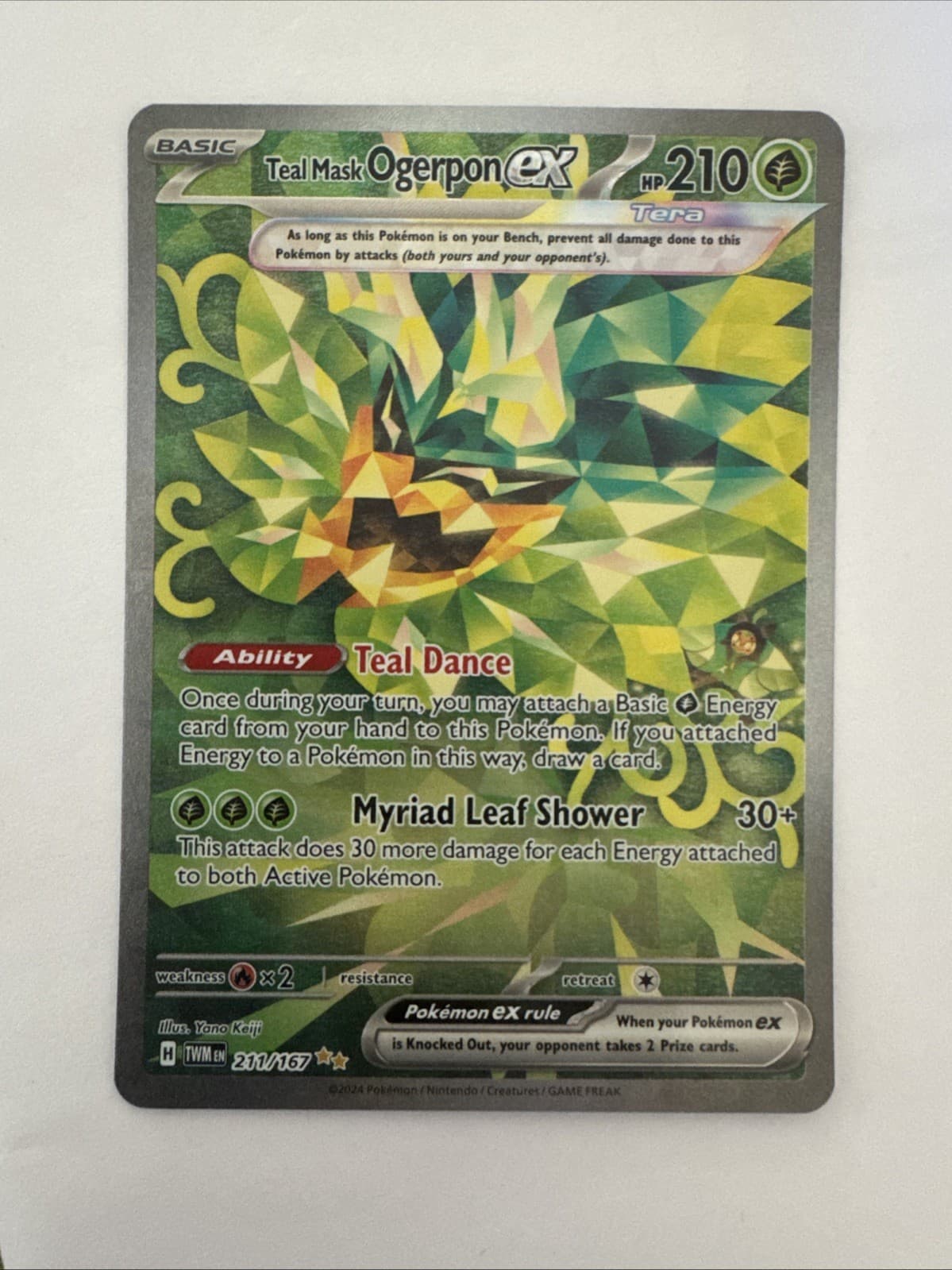 Teal Mask Ogerpon ex 211/167 Sv06: Twilight Masquerade Holo