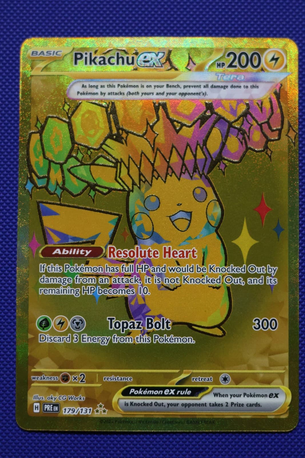 Pikachu ex [PRE - 179/131] Near Mint