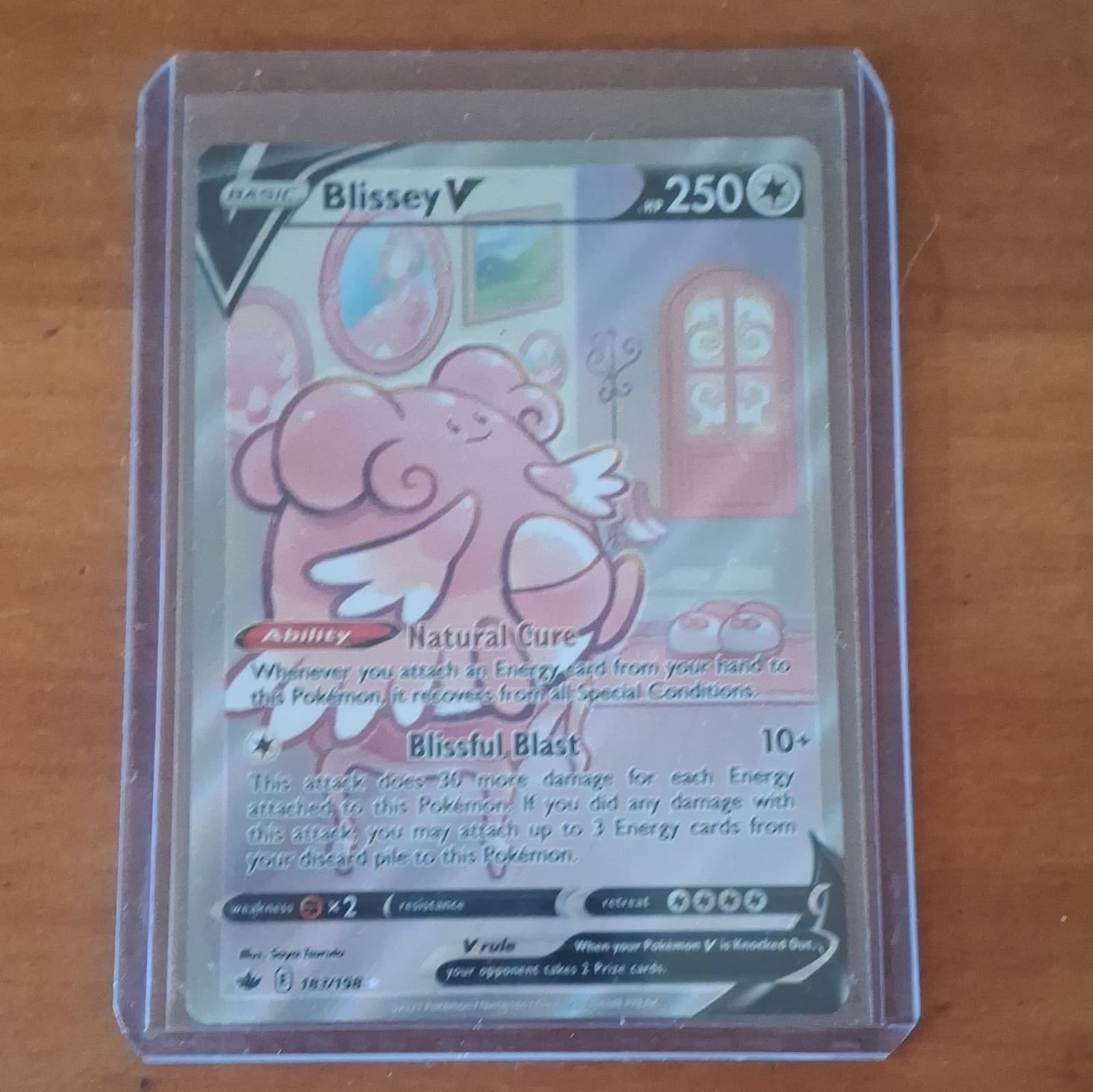 Blissey V 183/198 Alternative Art Chilling Reign Holo Ultra Rare
