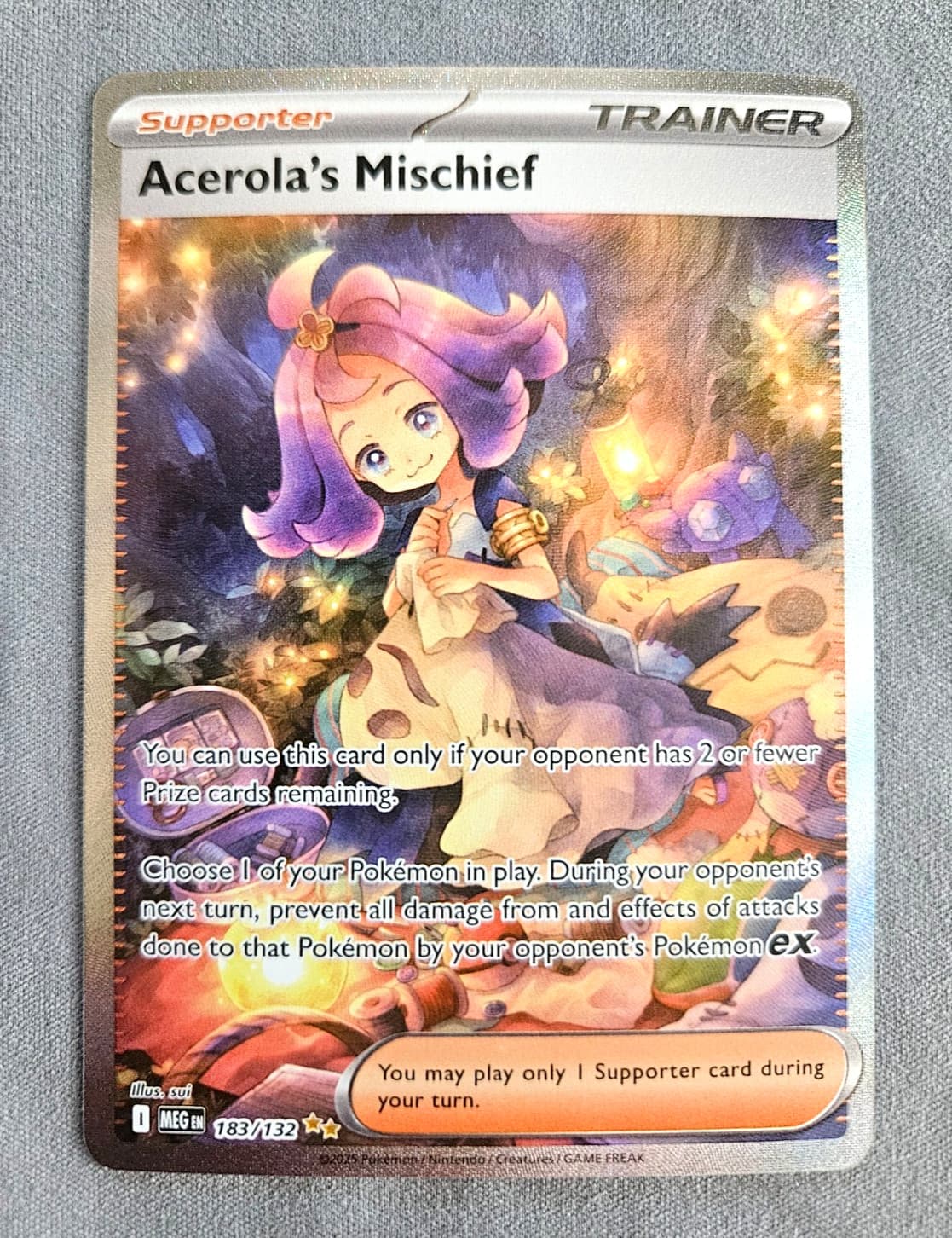 Acerola's Mischief 183/132 Pokemon Mega Evolution