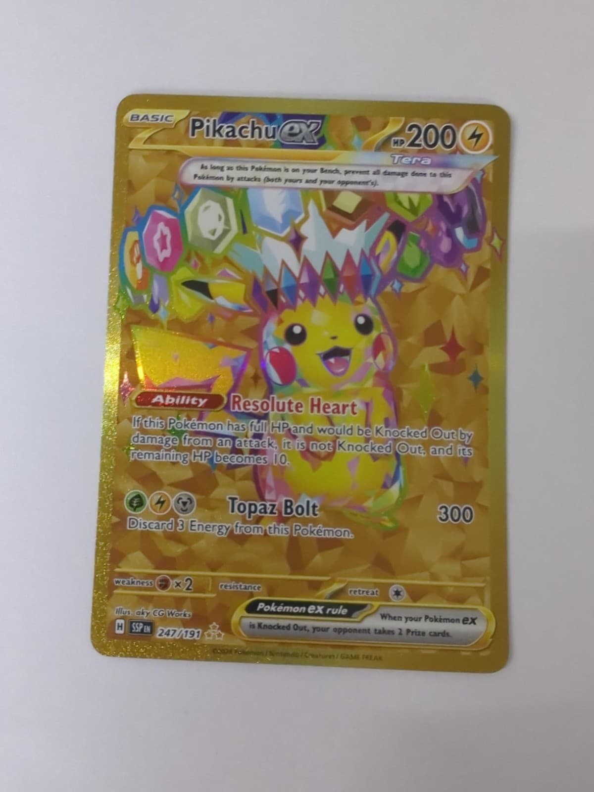Pikachu EX 247/191