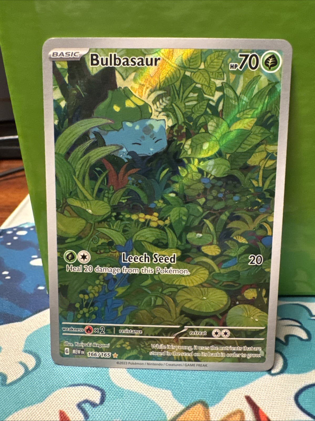 Bulbasaur 166/165 Sv: Scarlet & Violet 151 Holo Near Mint CLEAN