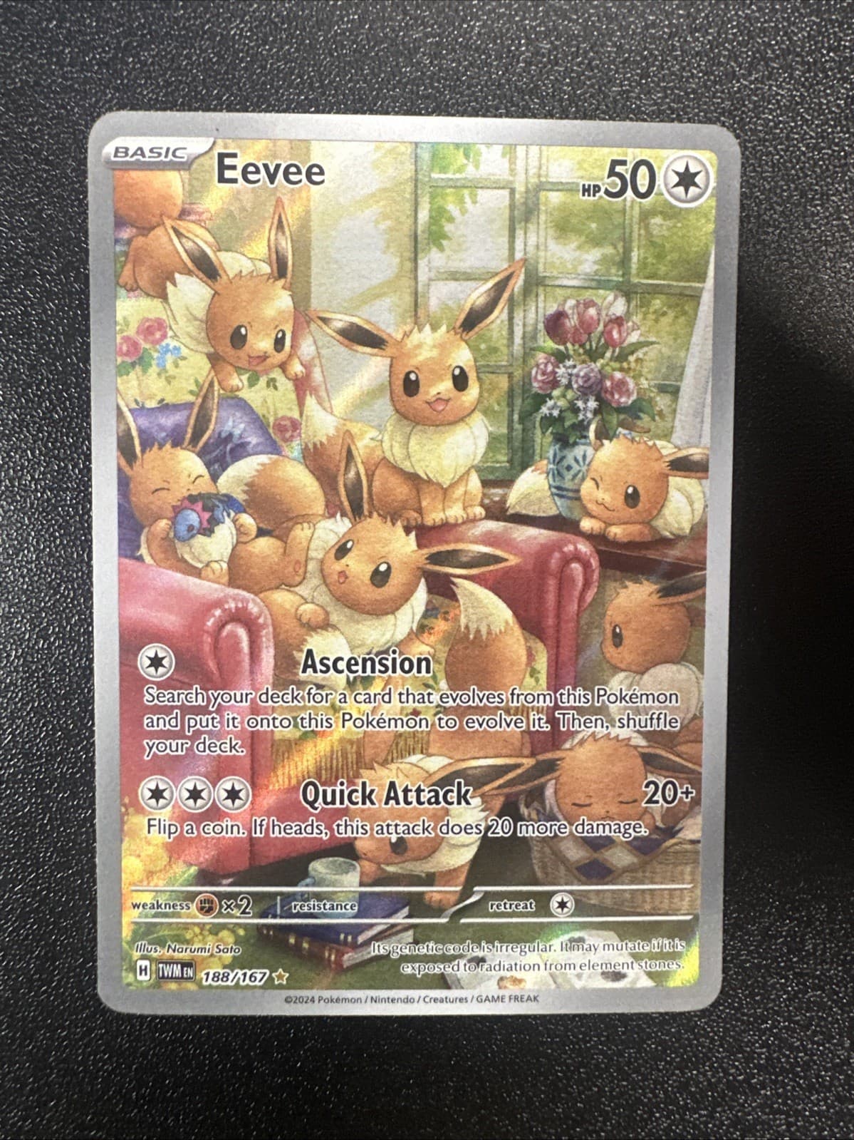 Eevee 188/167 Sv06: Twilight Masquerade Holo NM JL
