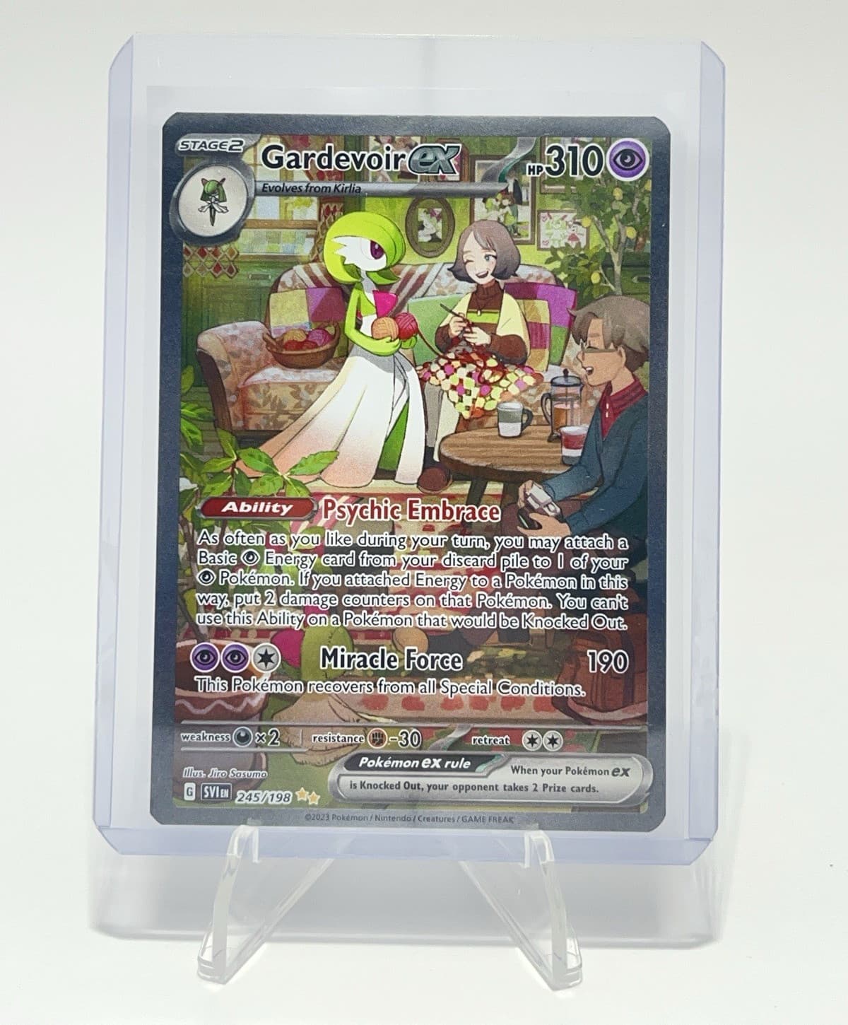 Gardevoir ex 245/198 SV01 Scarlet & Violet SIR Full Art Holo 310 HP English