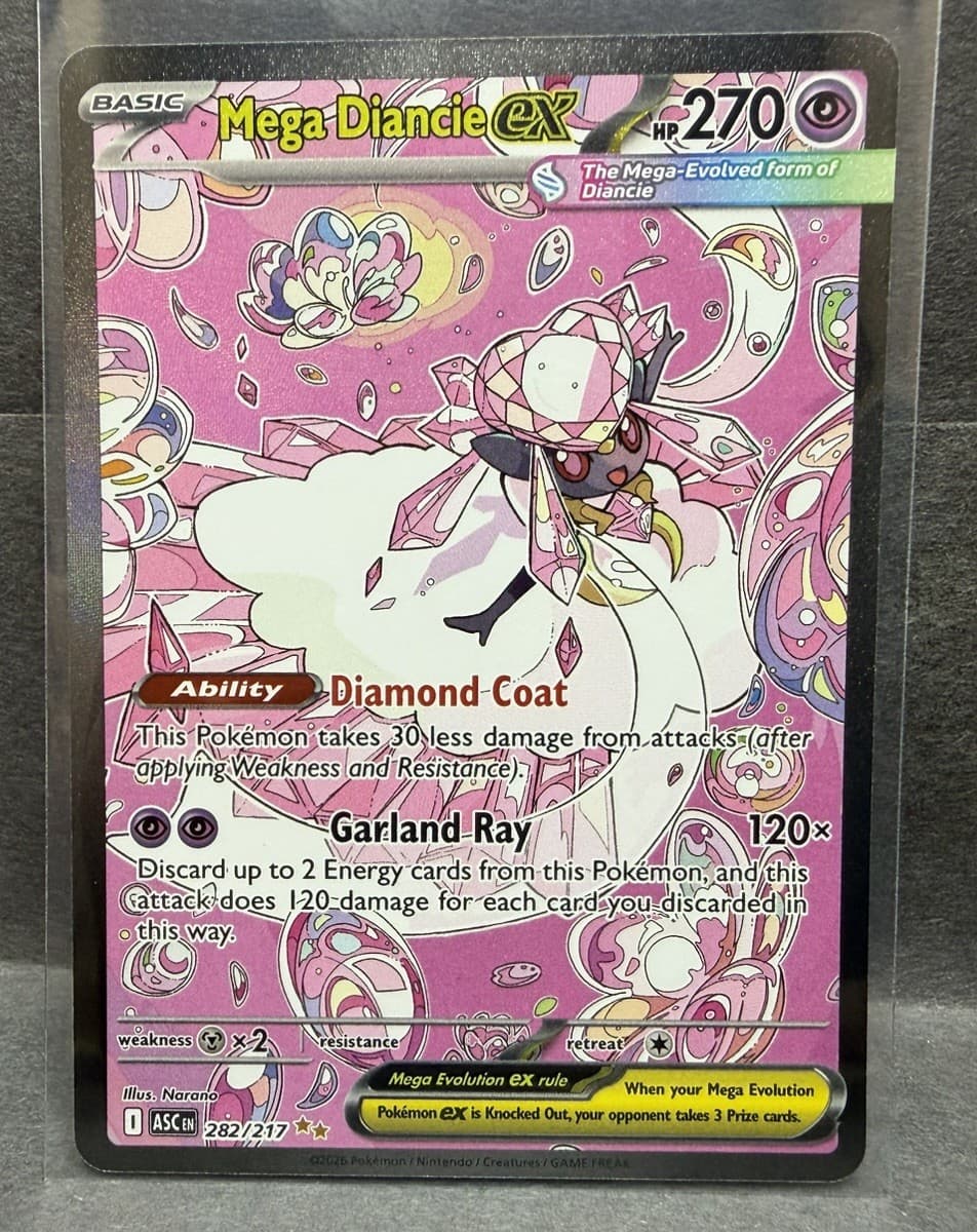 Mega Diancie ex 282/217 Me: Ascended Heroes Holo