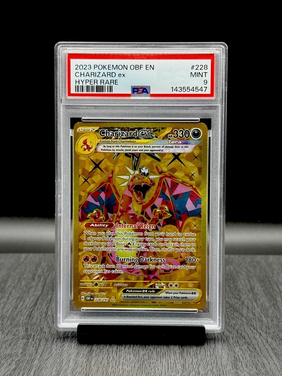 Charizard ex 228/197 SV03: 2023 Obsidian Flames Holo