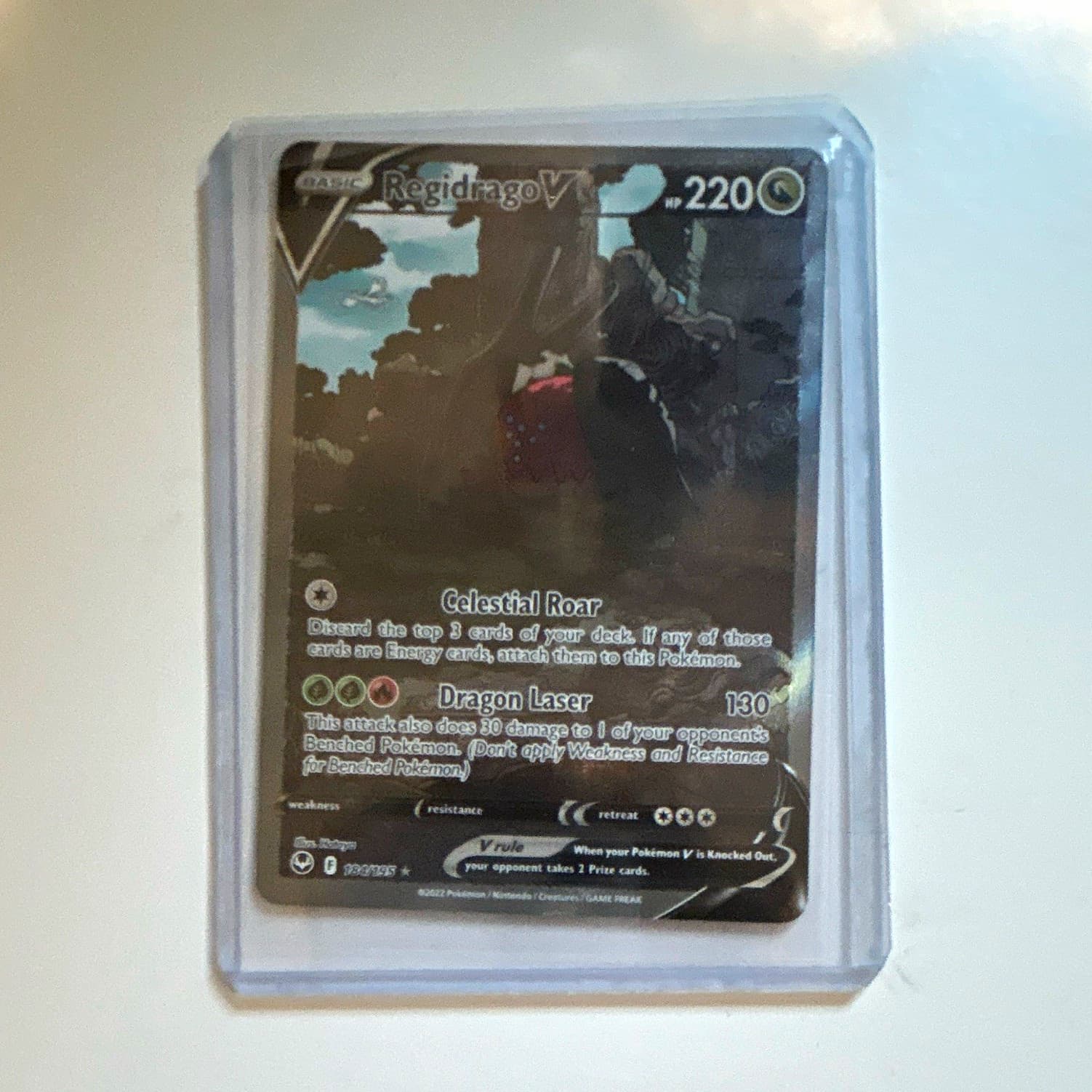 Regidrago V Alternate Full Art 184/195 Silver Tempest Ultra Rare Holo