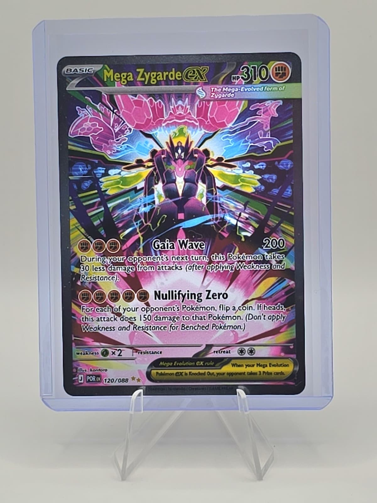 2026 Perfect Order Mega Zygarde EX Holo Secret Rare SAR 120/88 Pokémon  Pokemon