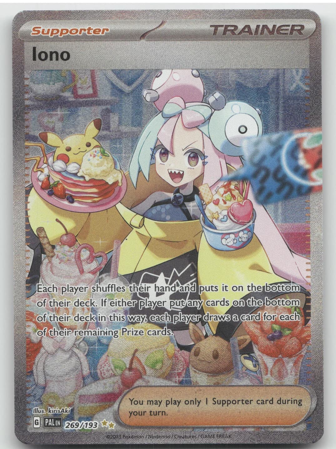 2023 Paldea Evolved Iono Secret Rare #269/193