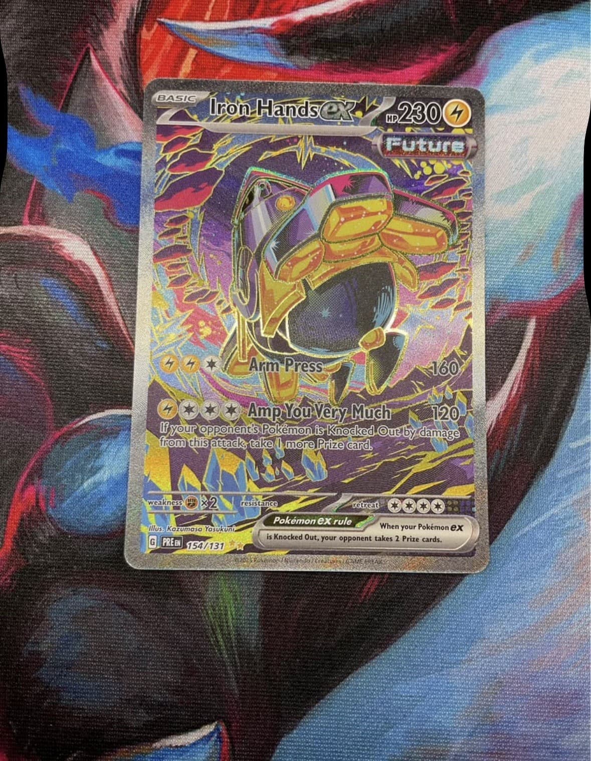 Iron Hands ex 154/131 Sv: Prismatic Evolutions Holo