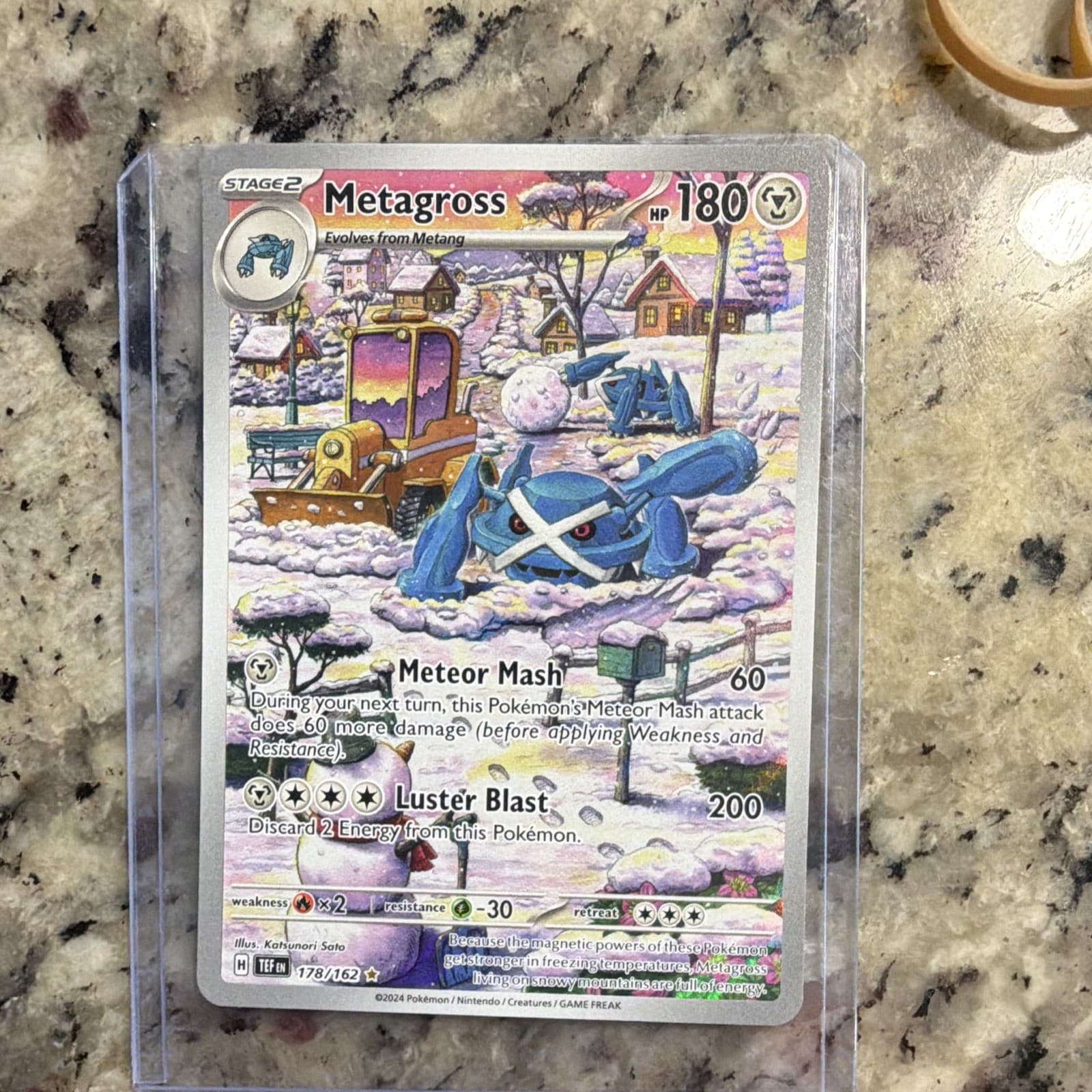 Pokemon Company Metagross 178/162 SV05 Temporal Forces IR Holo Eng 180HP
