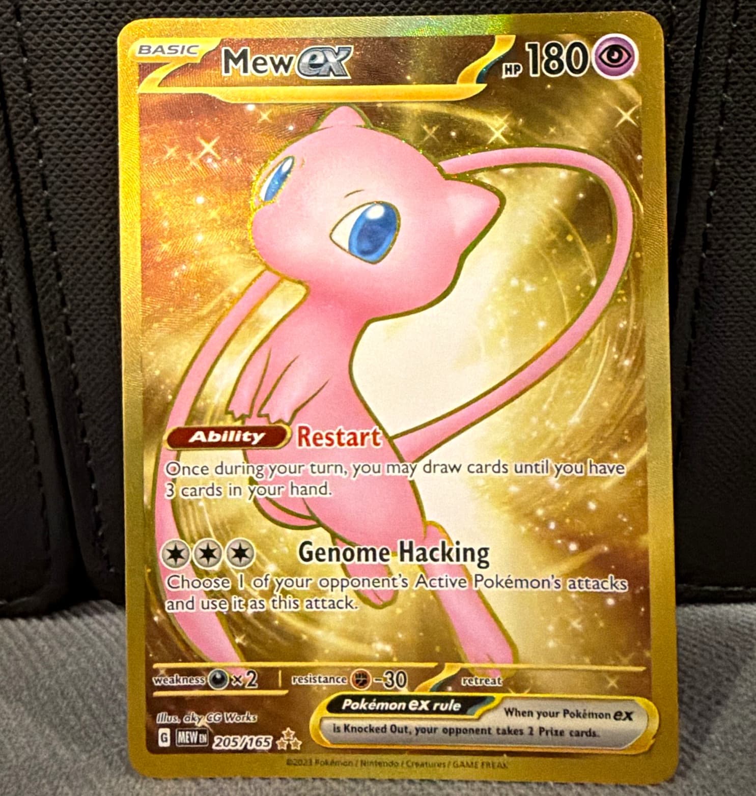 Mew ex 193/165 Sv: Scarlet & Violet 151 Full Art Holo Ultra Rare EN