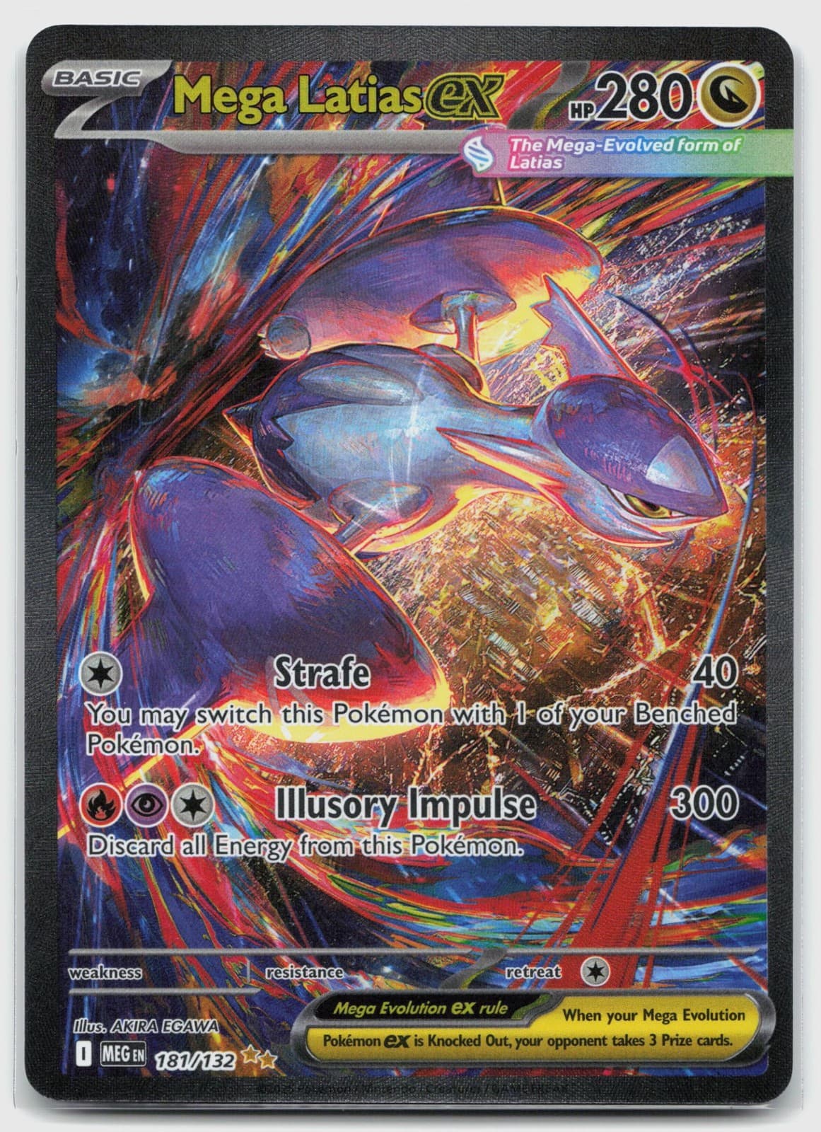 Mega Latias ex 181/132 (NM) - Mega Evolution - SIR - Pokemon TCG