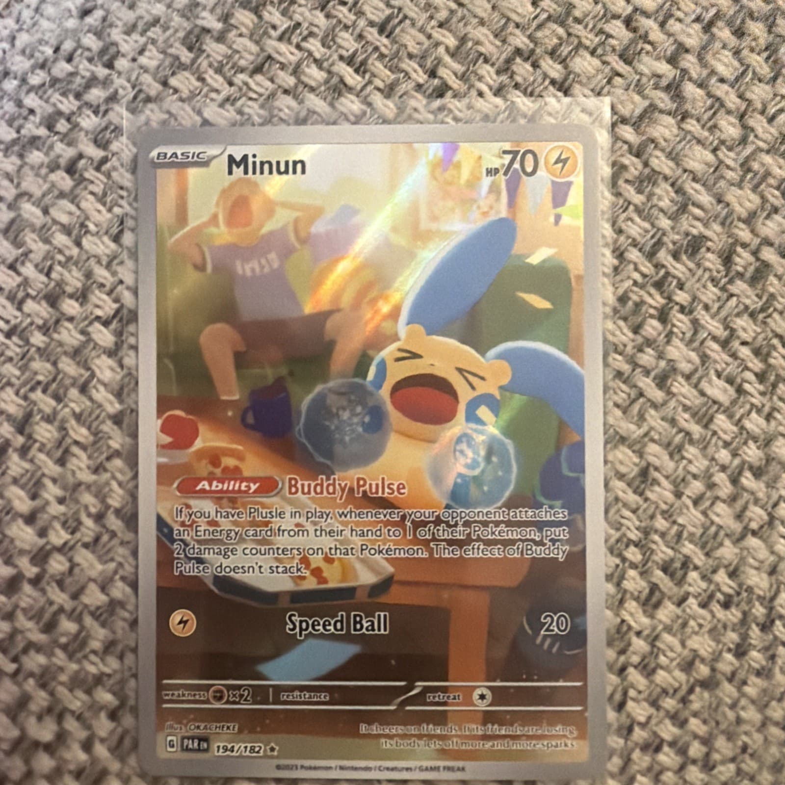 Minun 194/182 Sv04: Paradox Rift Holo