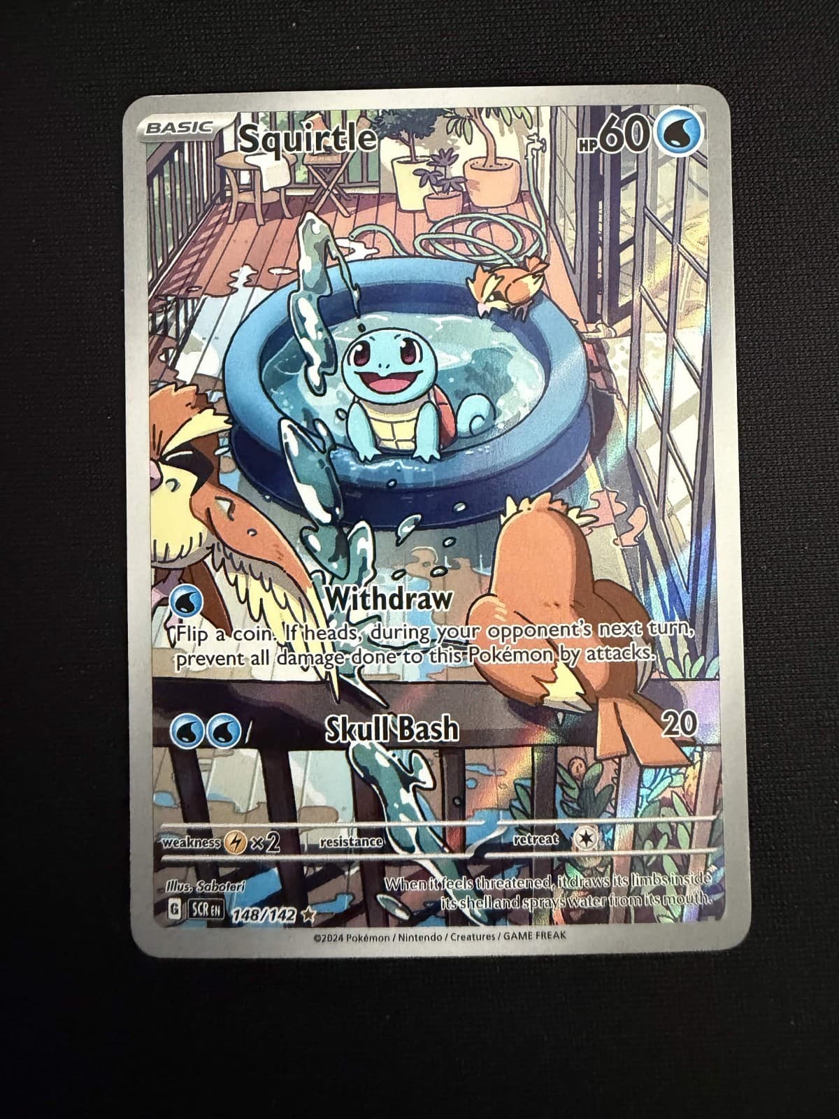 Squirtle - 148/142 - Stellar Crown - Near Mint