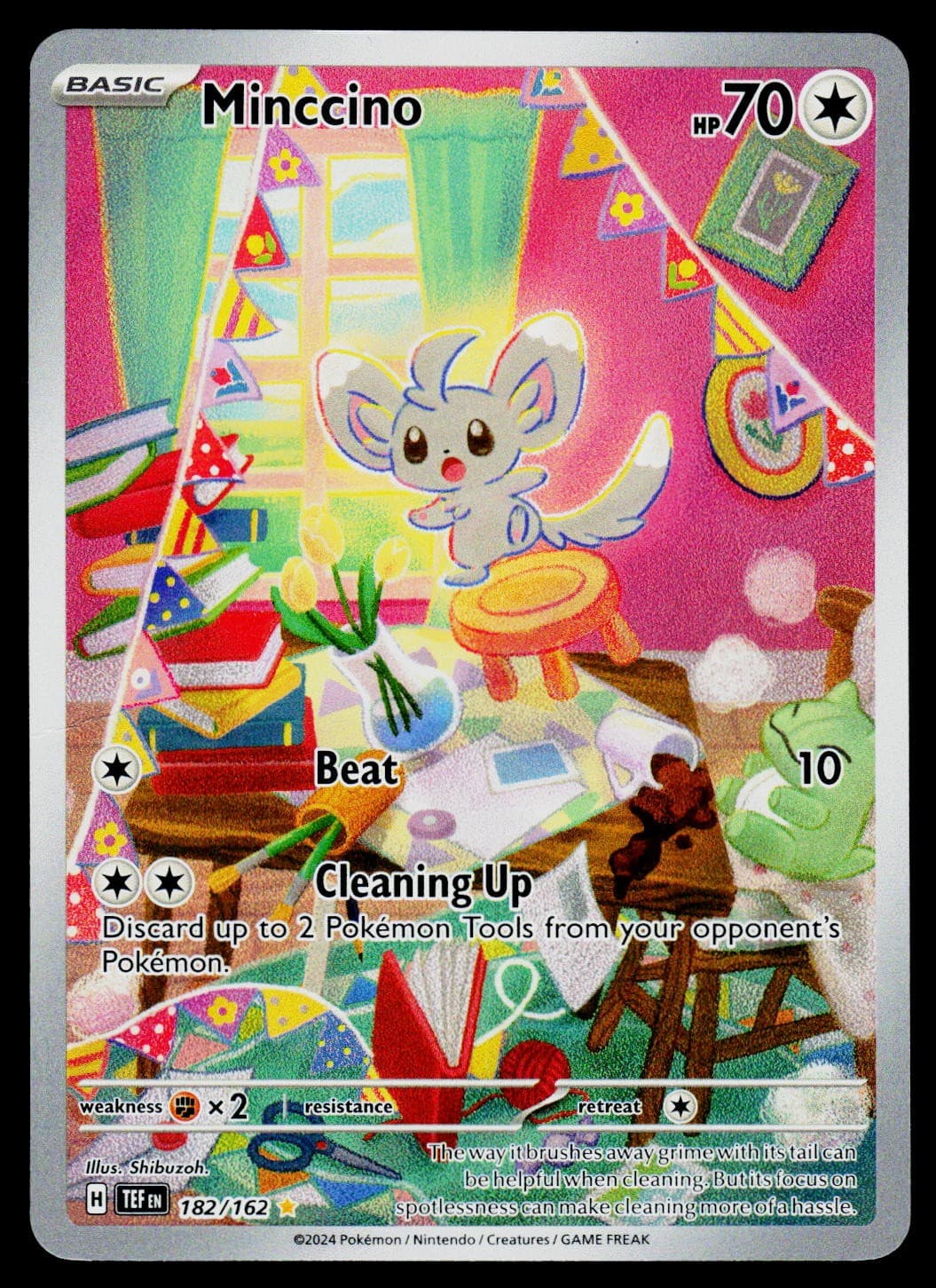 SV05: Temporal Forces Minccino 182/162 Holo NM