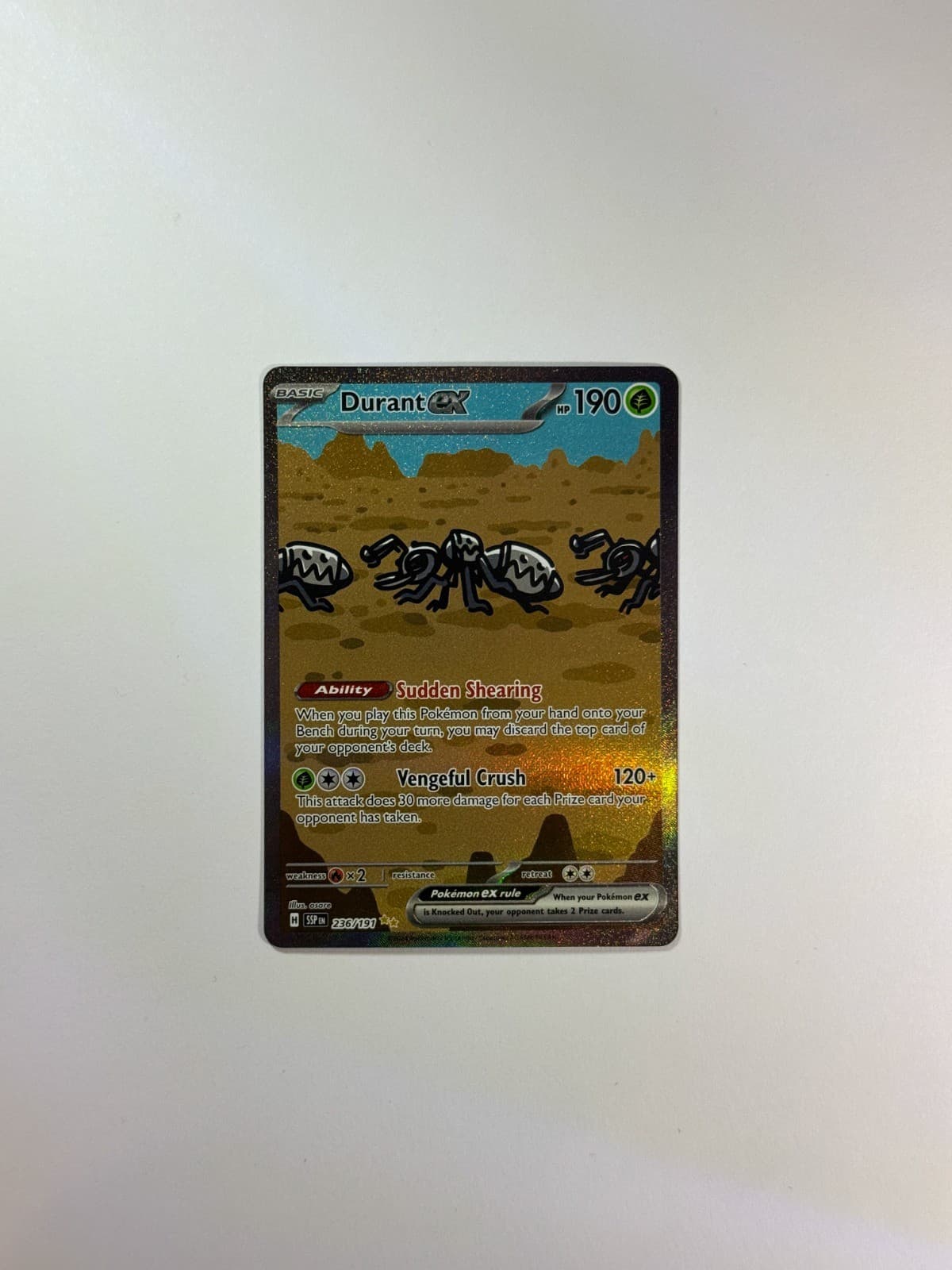 Durant ex - Special Illustration Rare SV08: Surging Sparks 236/191 NM