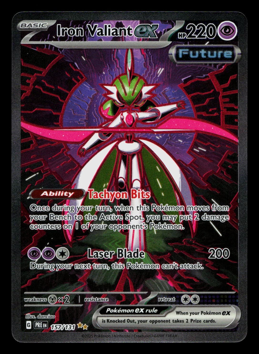 SV: Prismatic Evolutions #157/131 Iron Valiant ex