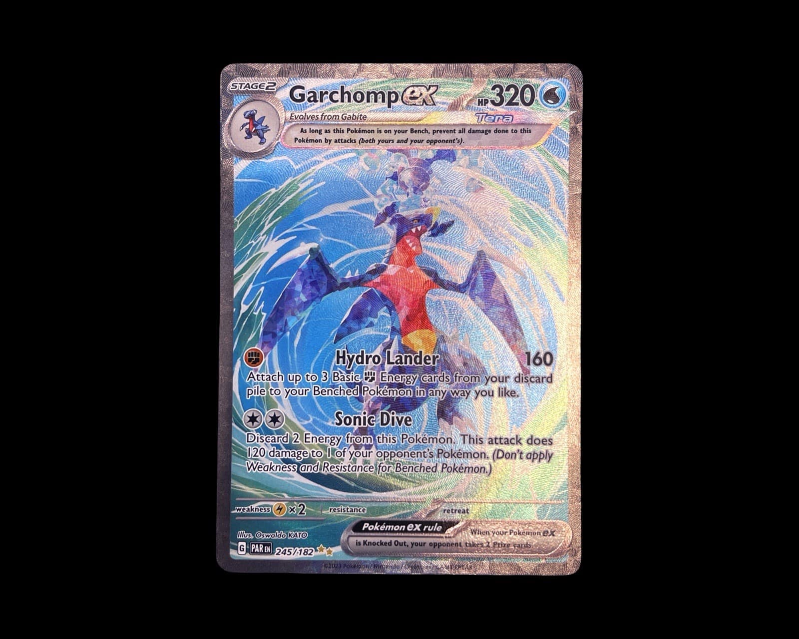 GARCHOMP ex - 245/182 SIR SV04: Paradox Rift NM