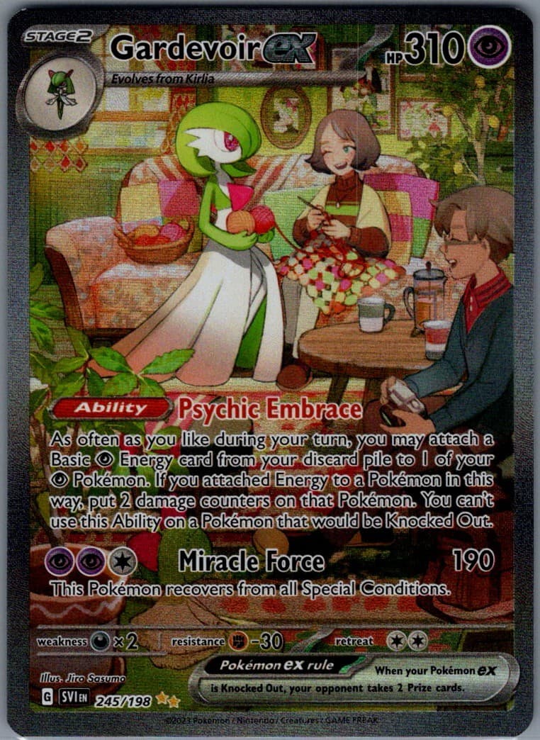 Gardevoir ex Special Illustration Rare  Scarlet & Violet Base Set 245/198 NM