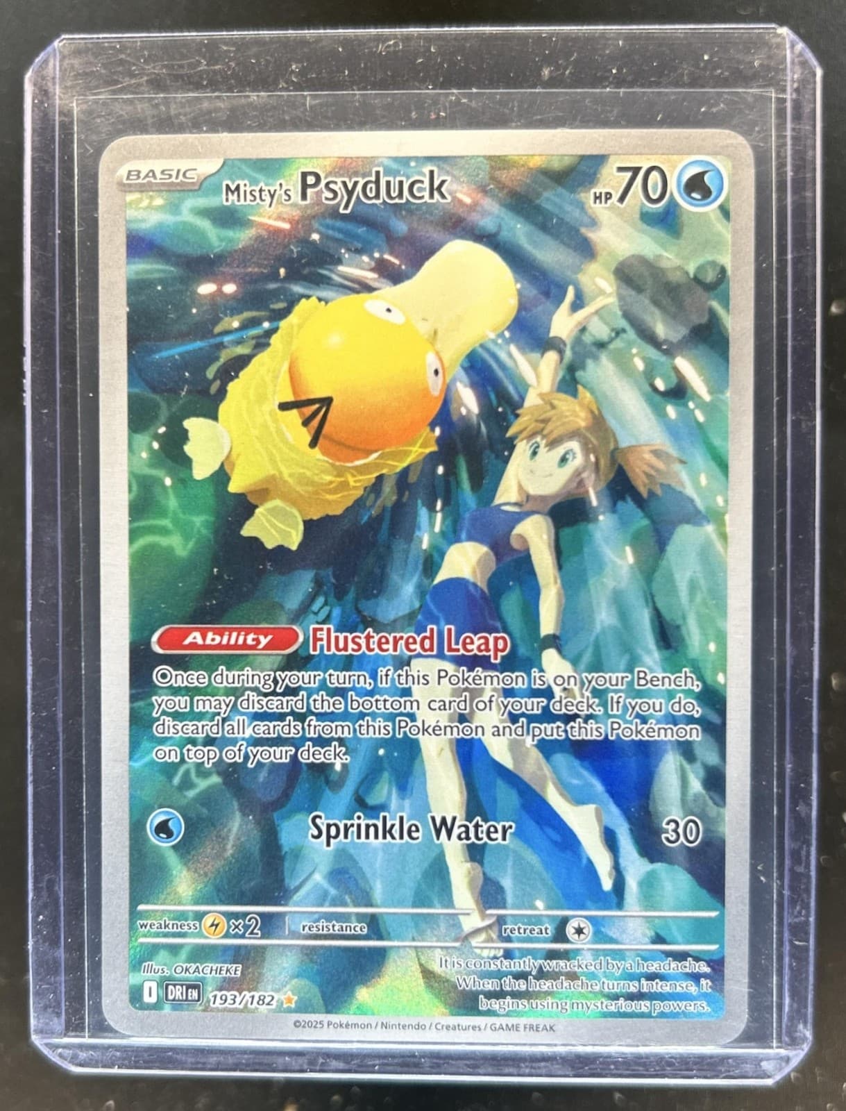 2025 Pokemon Destined Rivals Misty's Psyduck #193/182