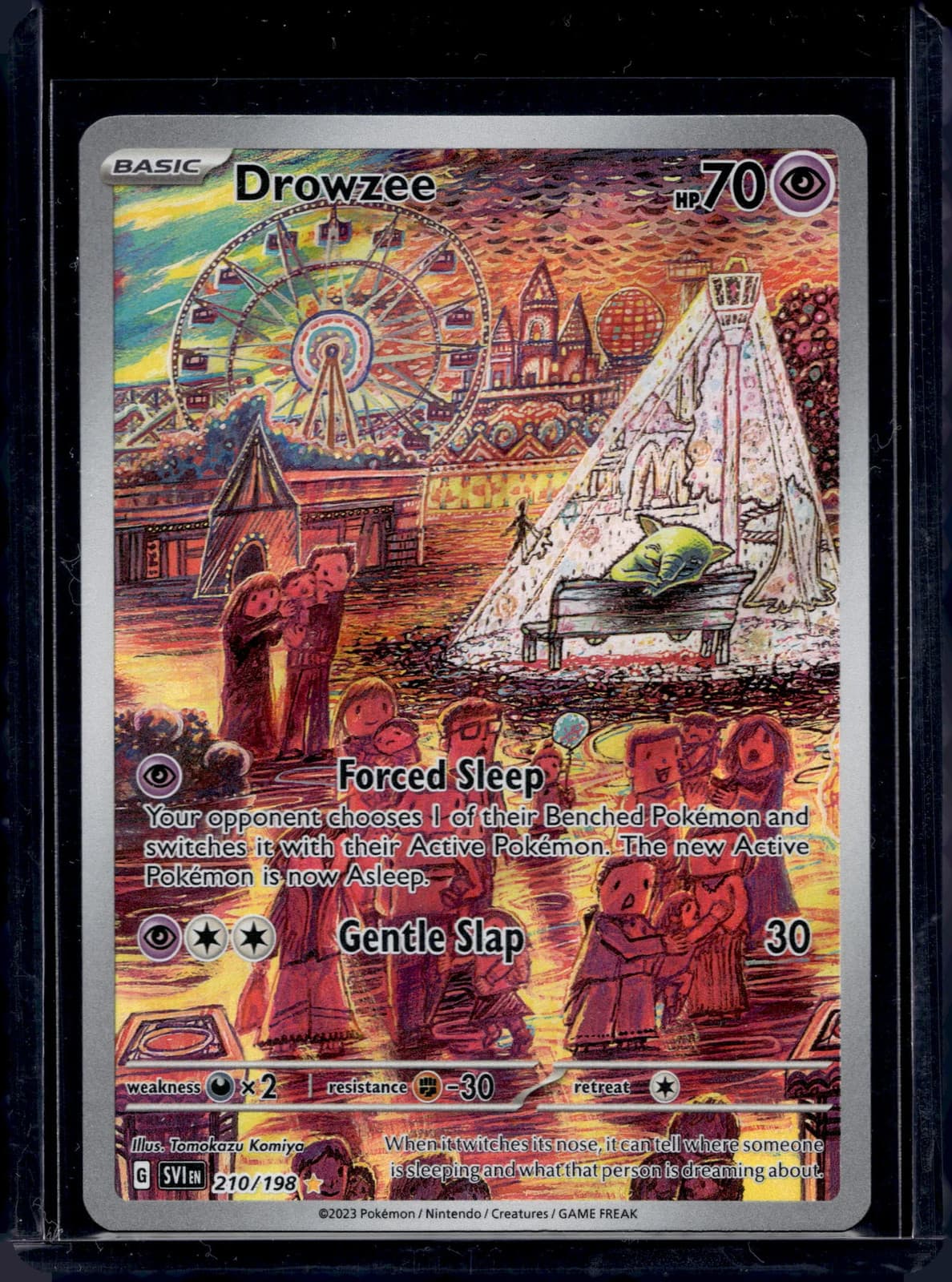 2023 Pokemon SV Drowzee Illustration Rare #210/198