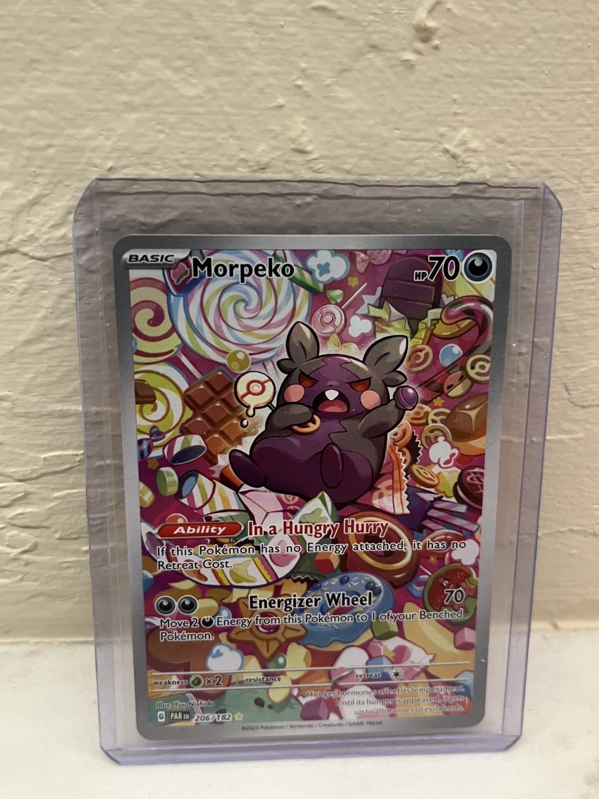 Illustration rare Morpeko Paradox Rift 206/182