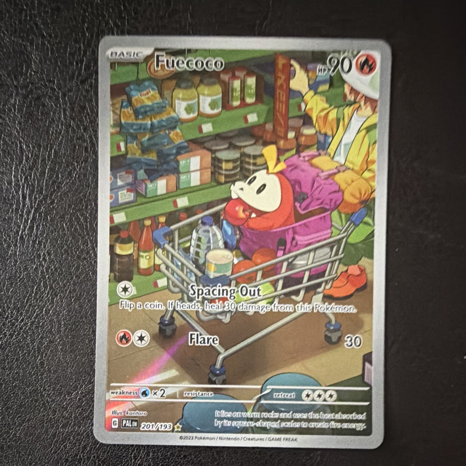 The Pokémon Company Fuecoco 201/193 SV02 Illus Rare Holo EN 2023 90HP